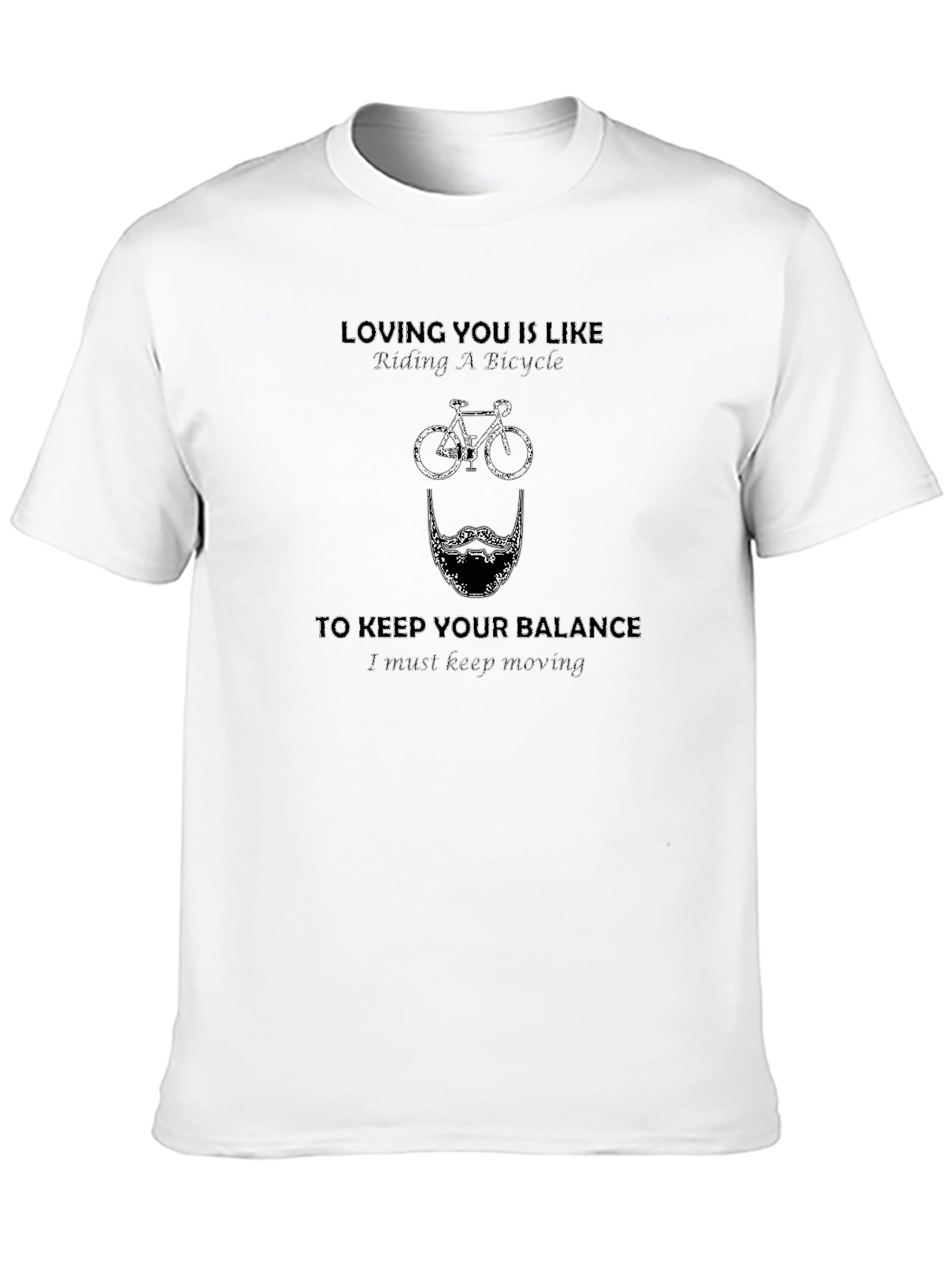 Riding A Bicycle Graphic T-Shirt - Unisex