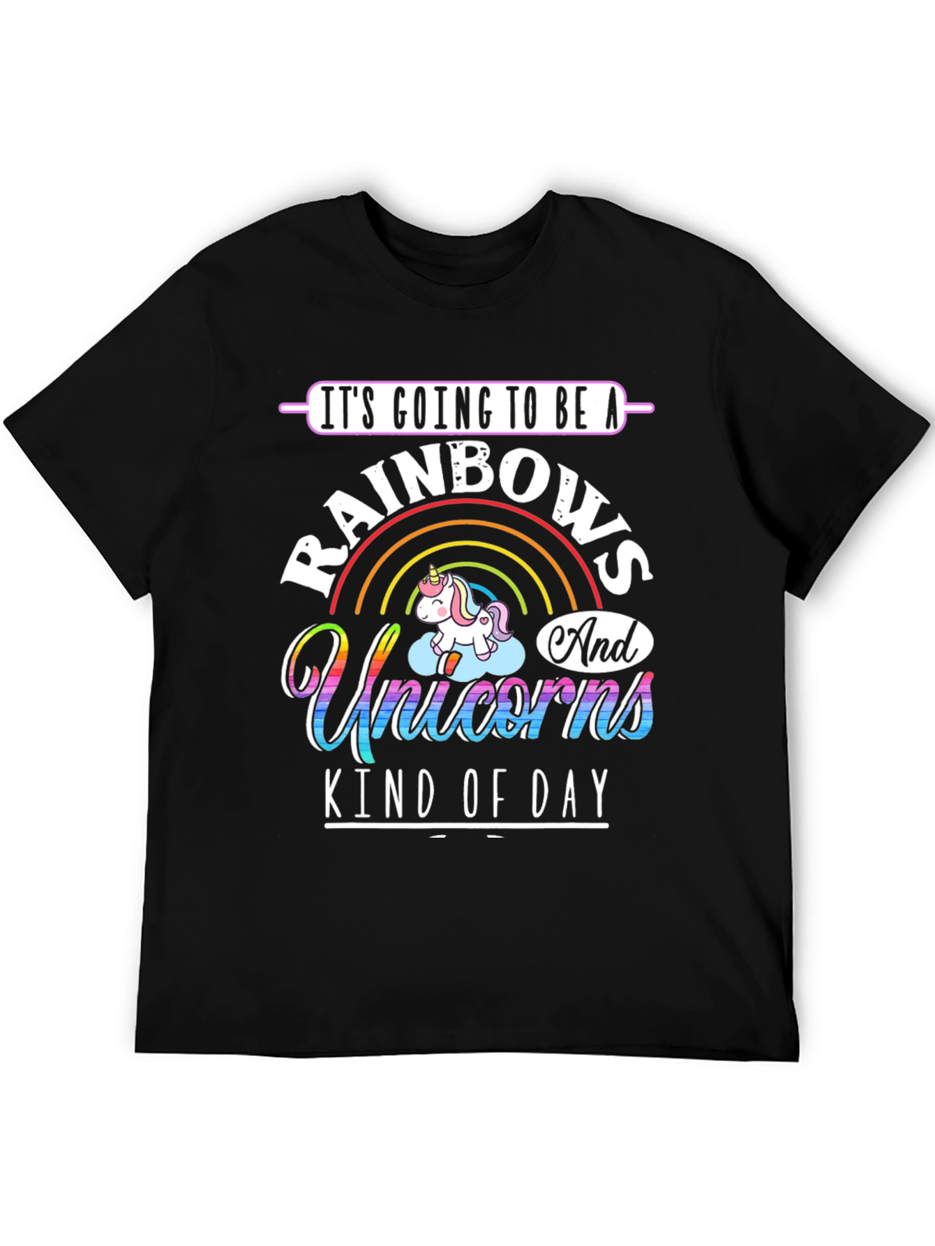 Rainbows and Unicorns Graphic T-Shirt