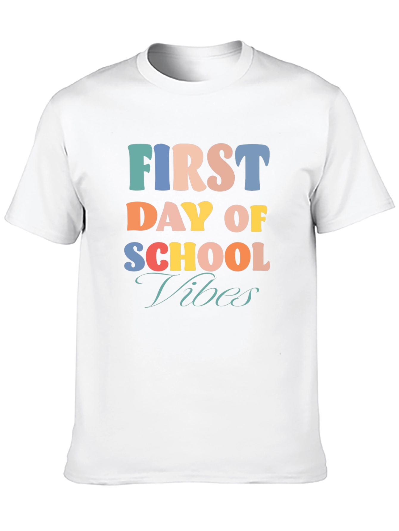 First Day Of School Vibes Black T-Shirt