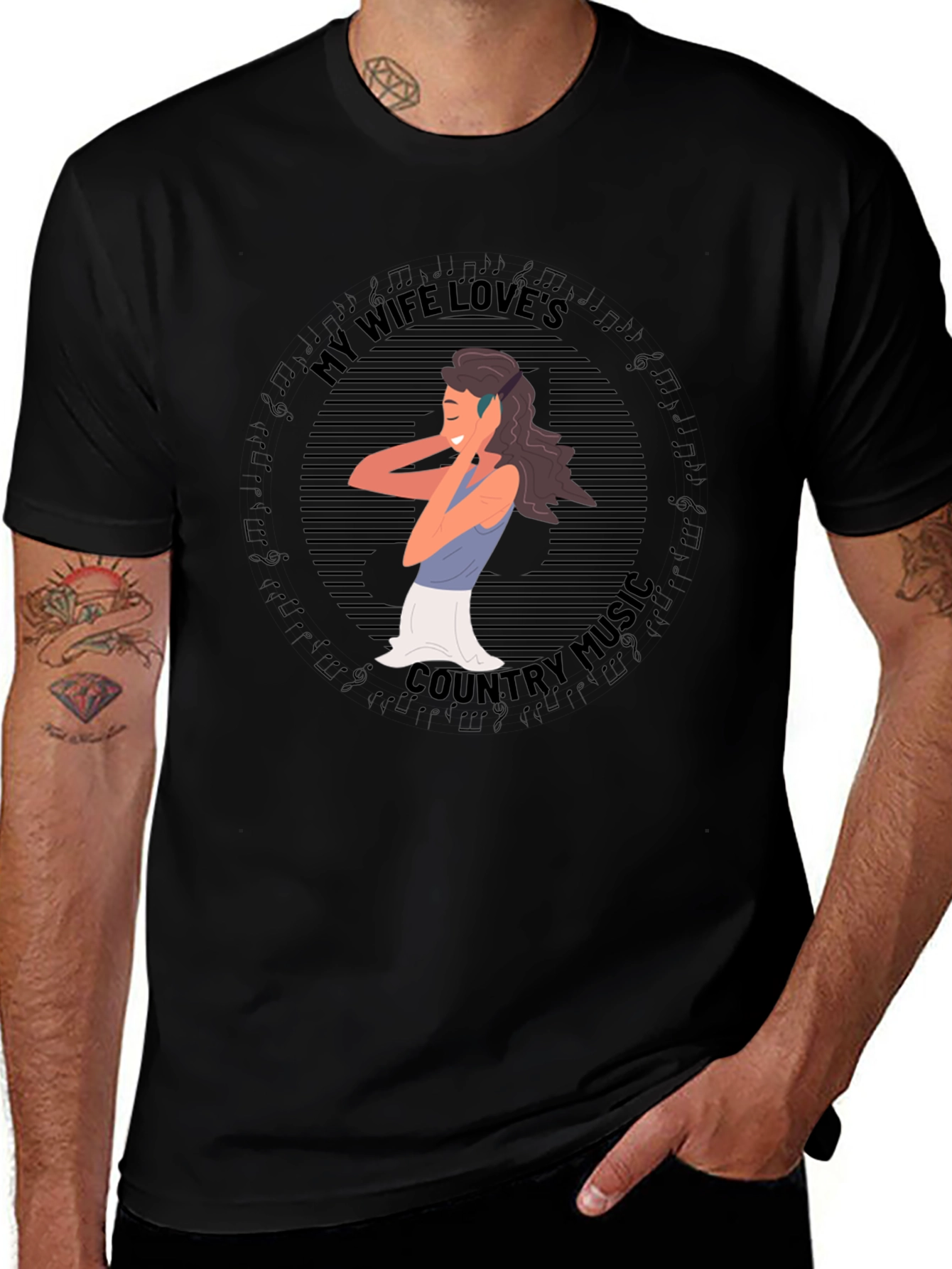 My Wife Loves Country Music T-Shirt
