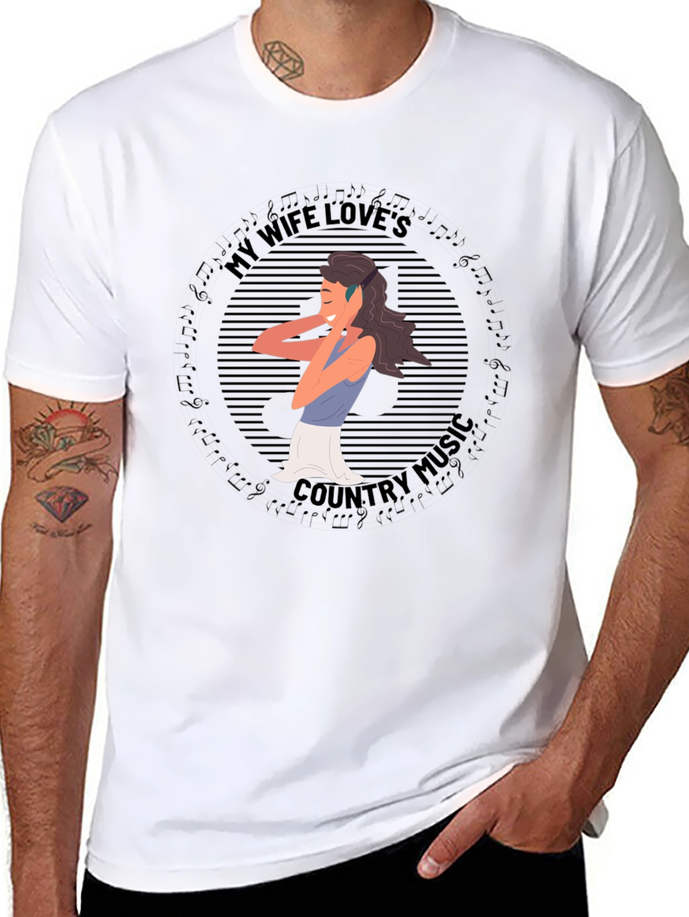 My Wife Loves Country Music T-Shirt