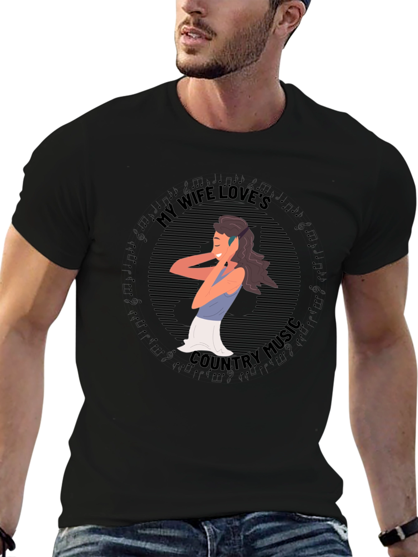 My Wife Loves Country Music T-Shirt