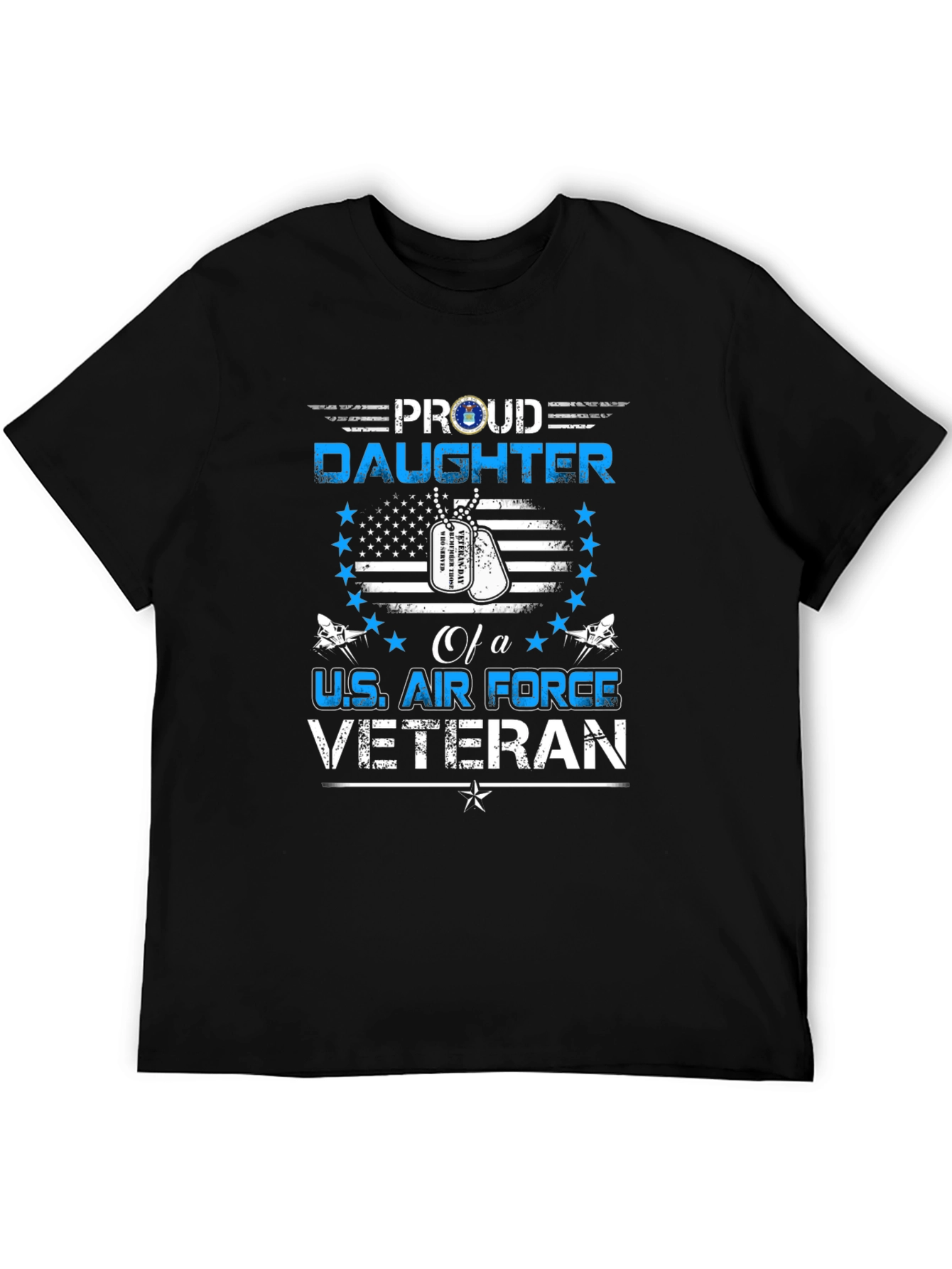 Proud Daughter U.S. Air Force Veteran Graphic T-Shirt