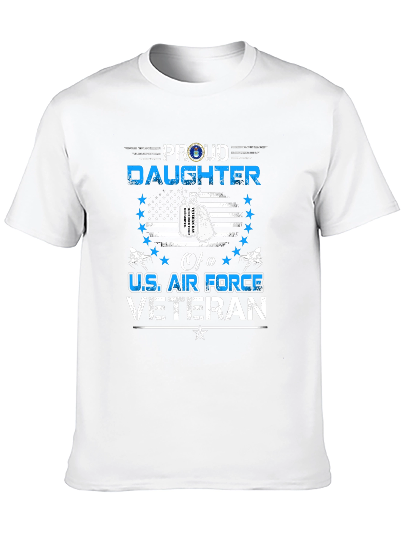 Proud Daughter U.S. Air Force Veteran Graphic T-Shirt