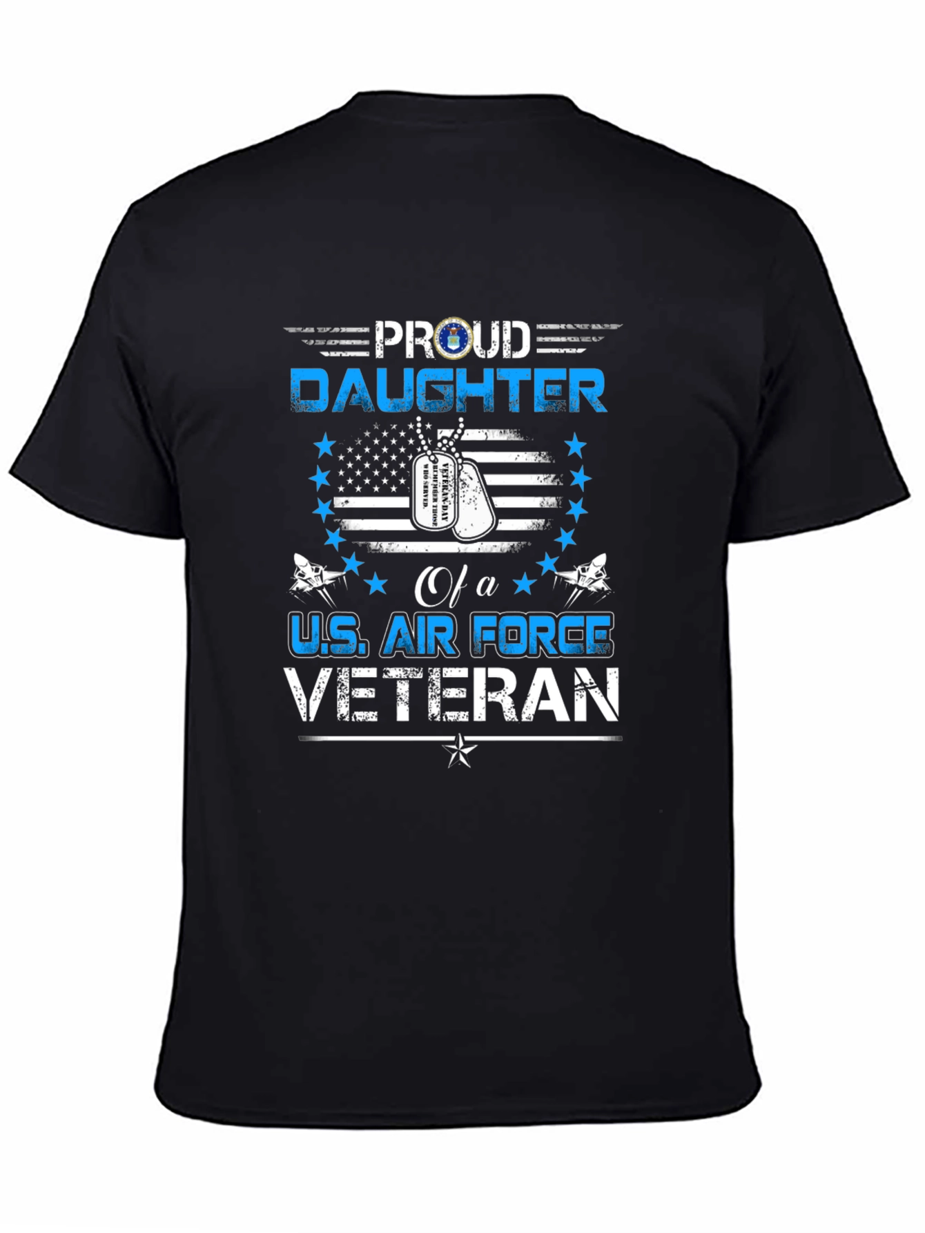 Proud Daughter U.S. Air Force Veteran Graphic T-Shirt
