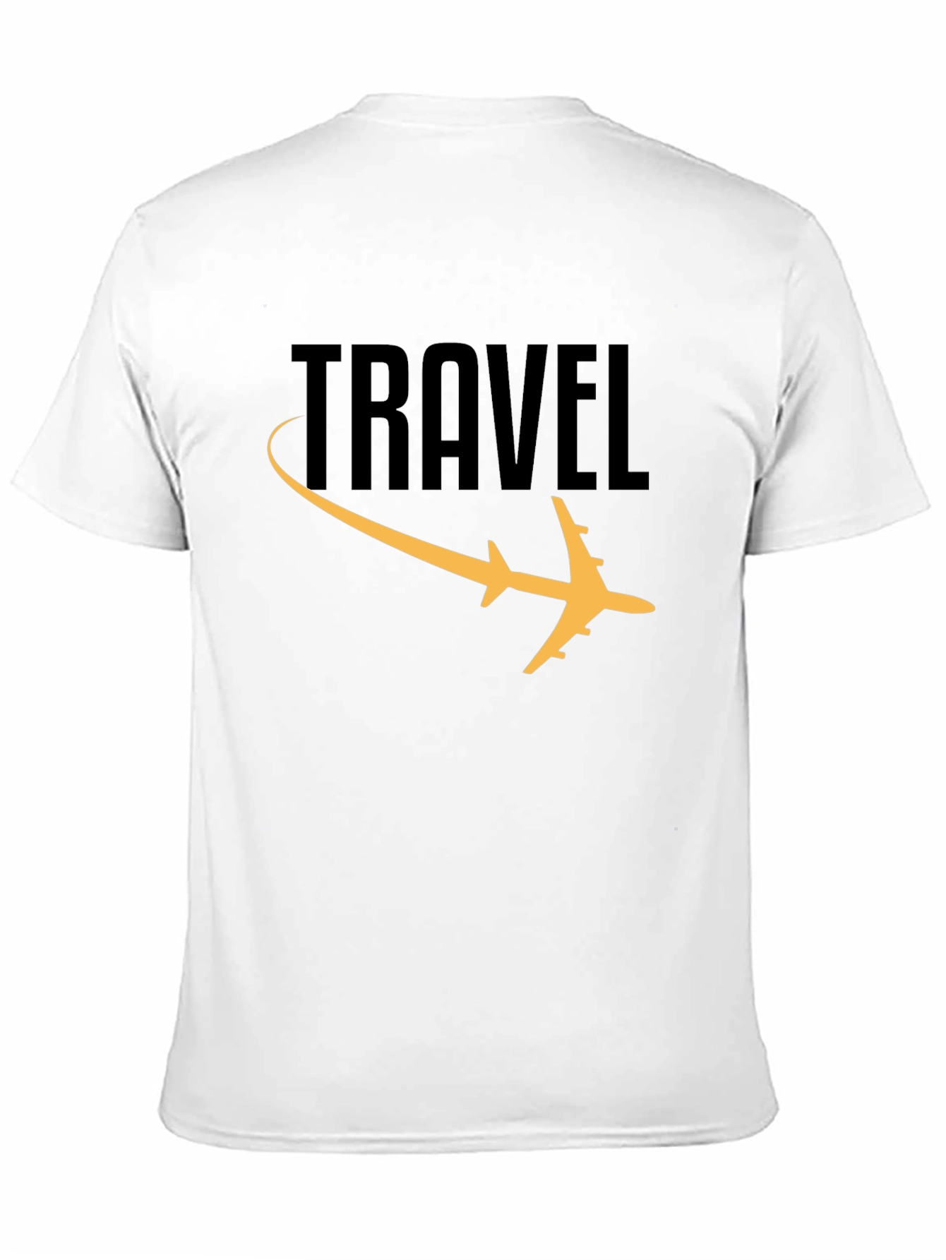 Travel Plane Graphic Black Tee