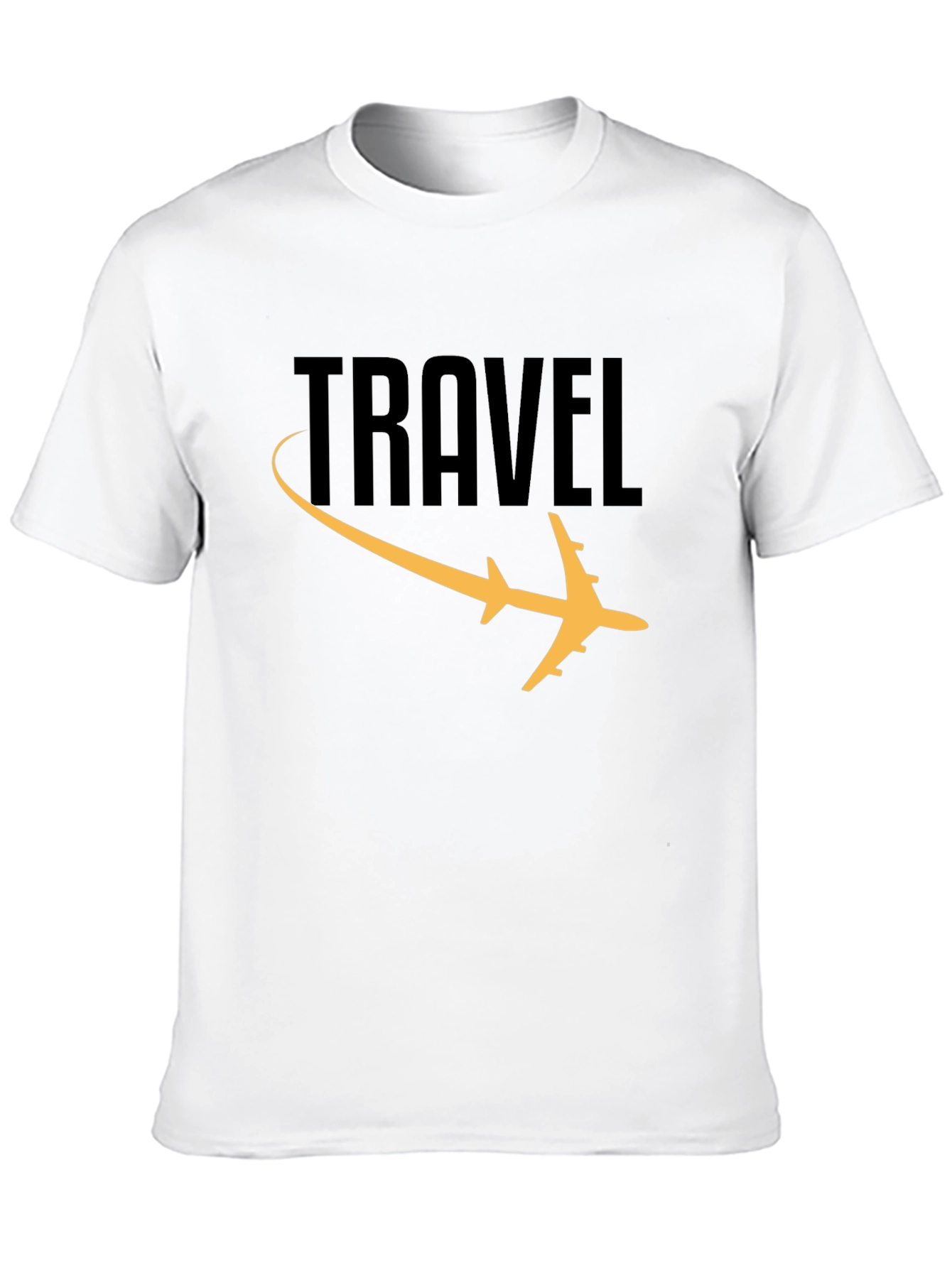 Travel Plane Graphic Black Tee