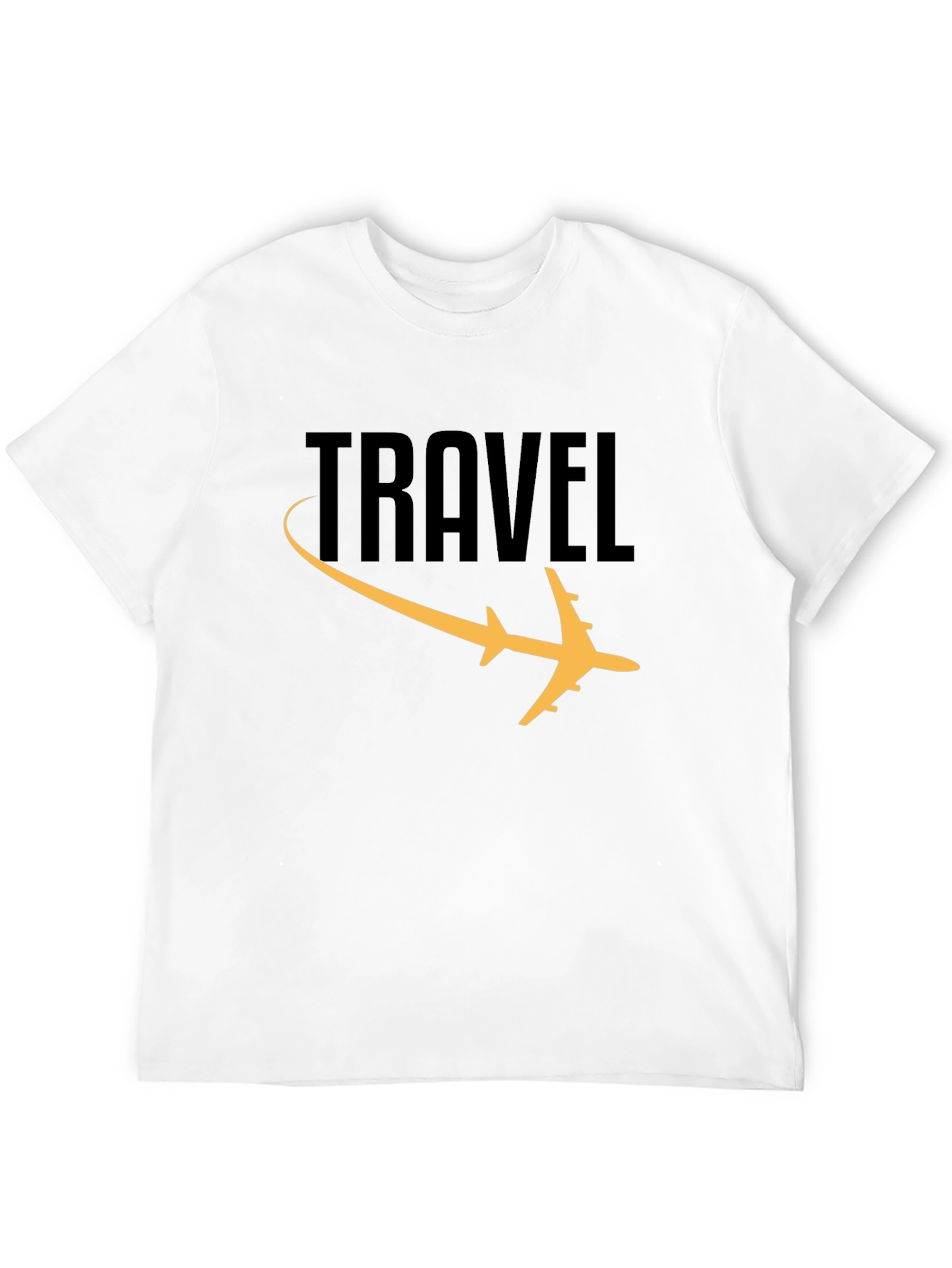 Travel Plane Graphic Black Tee