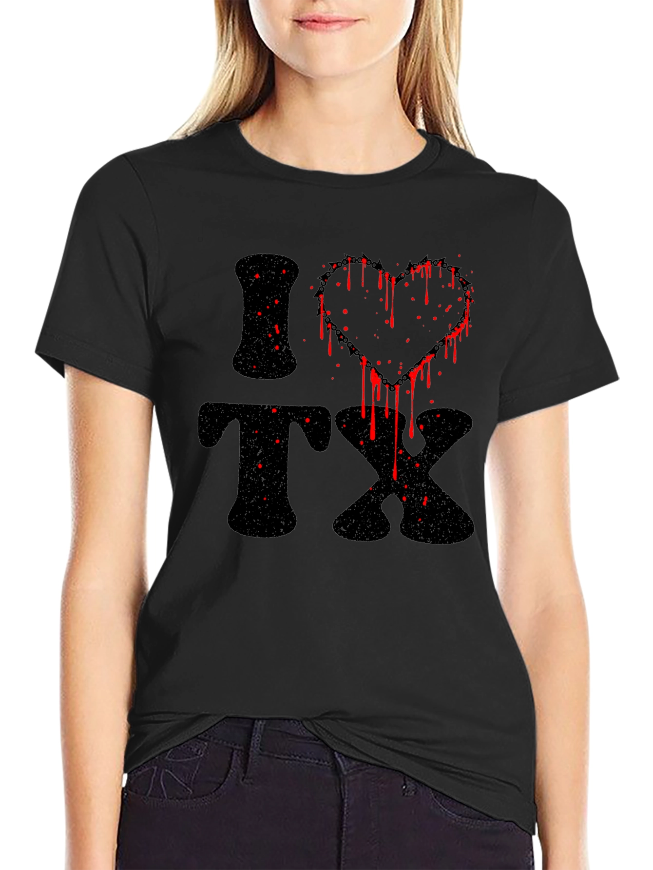 I Heart Texas Horror T-Shirt