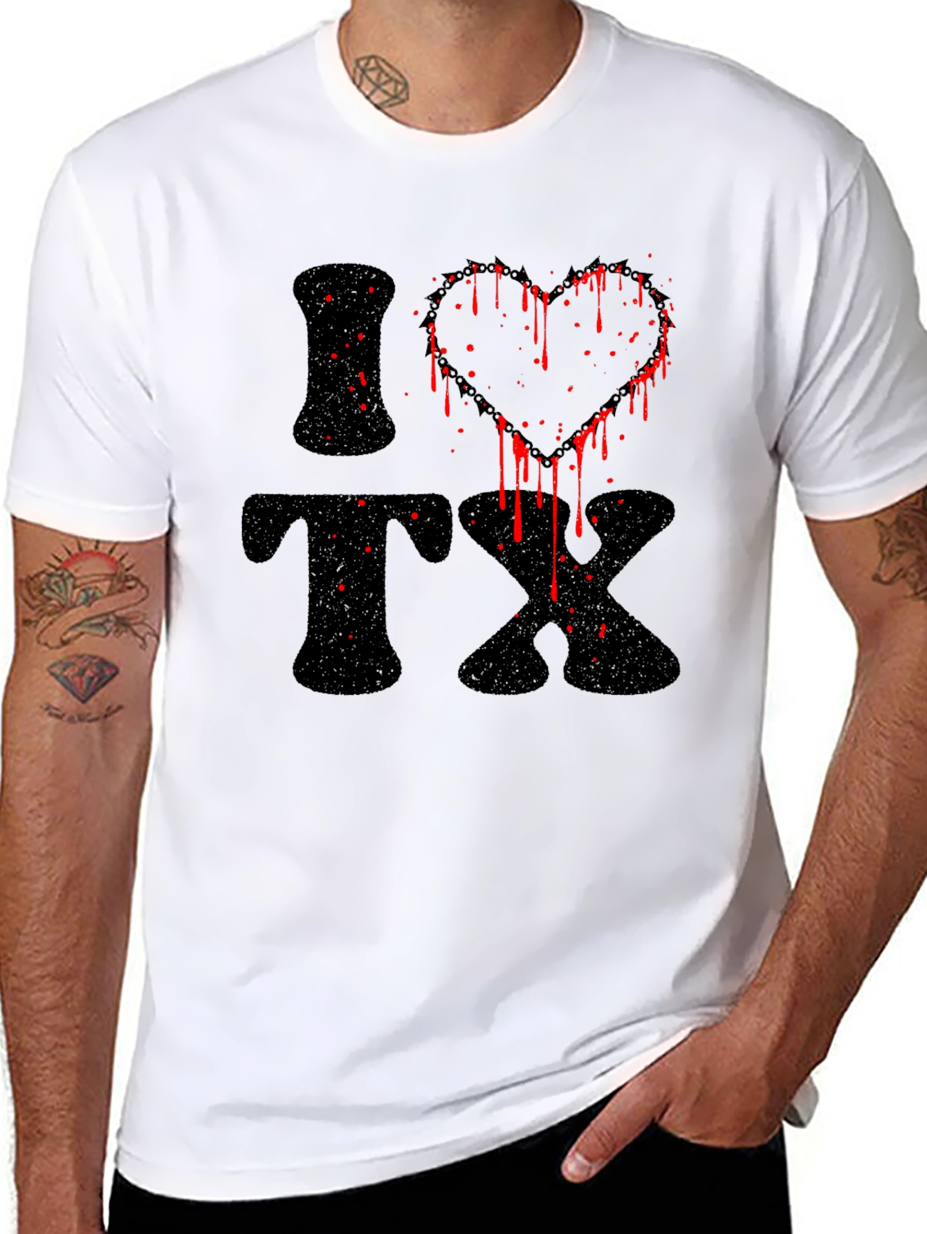I Heart Texas Horror T-Shirt