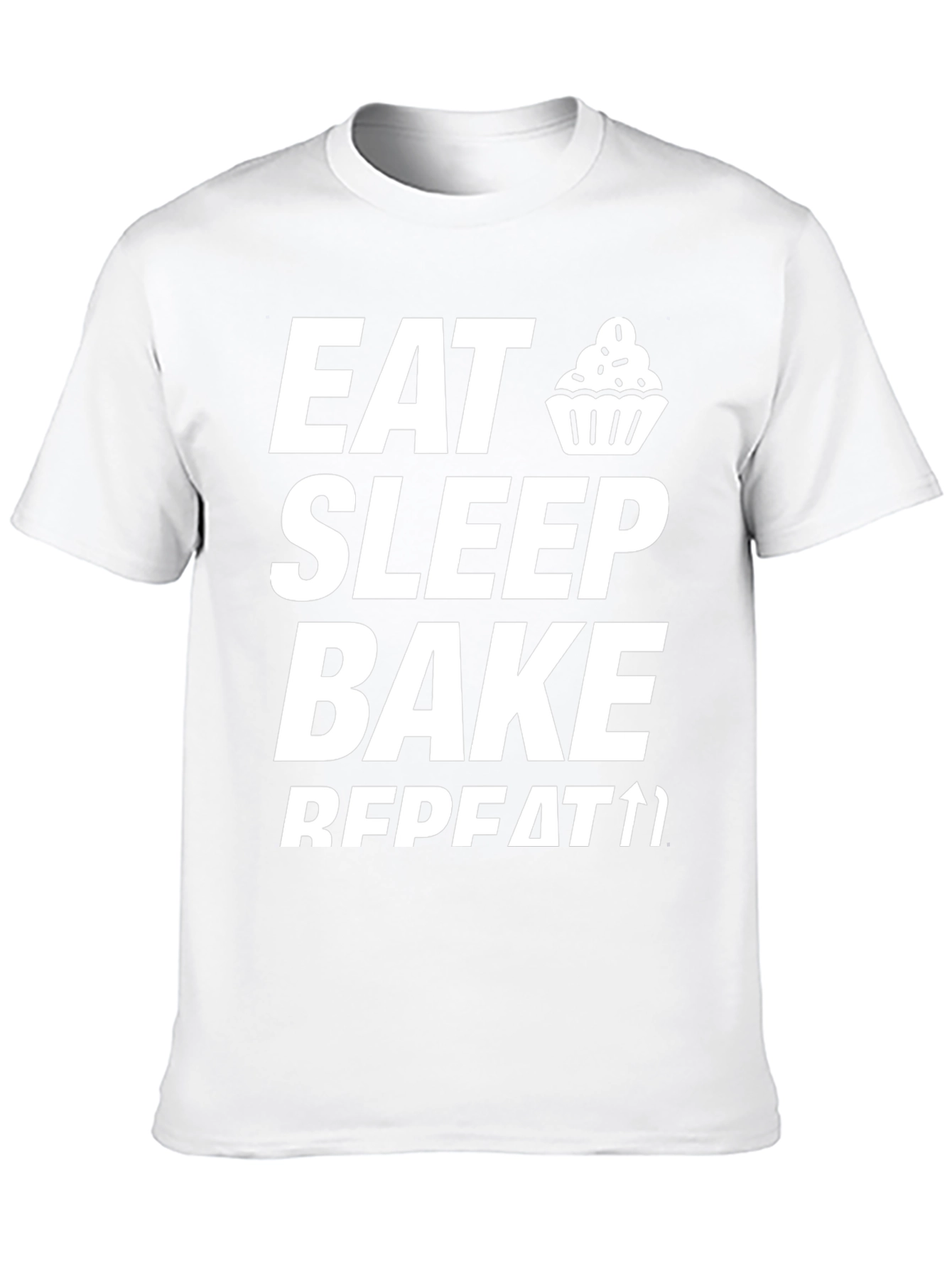 Eat Sleep Bake Repeat Graphic Tee