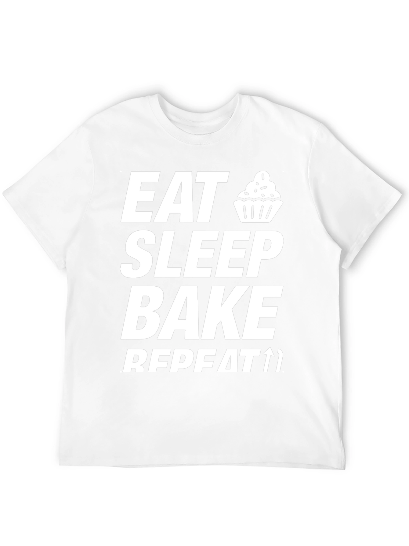 Eat Sleep Bake Repeat Graphic Tee