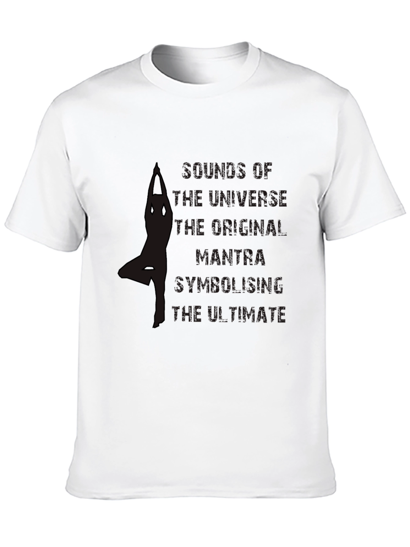 Yoga Enthusiast Black T-Shirt