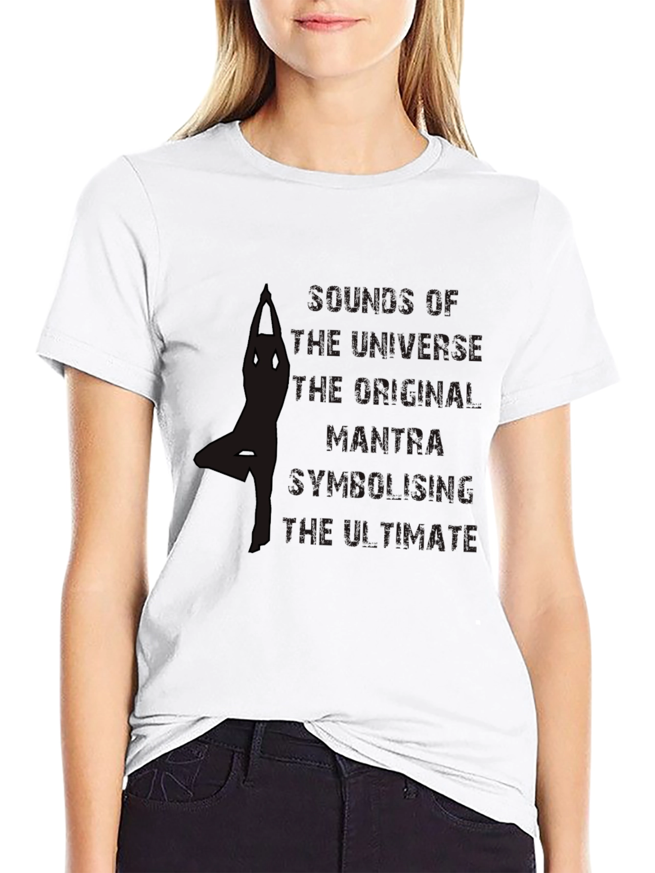 Yoga Enthusiast Black T-Shirt