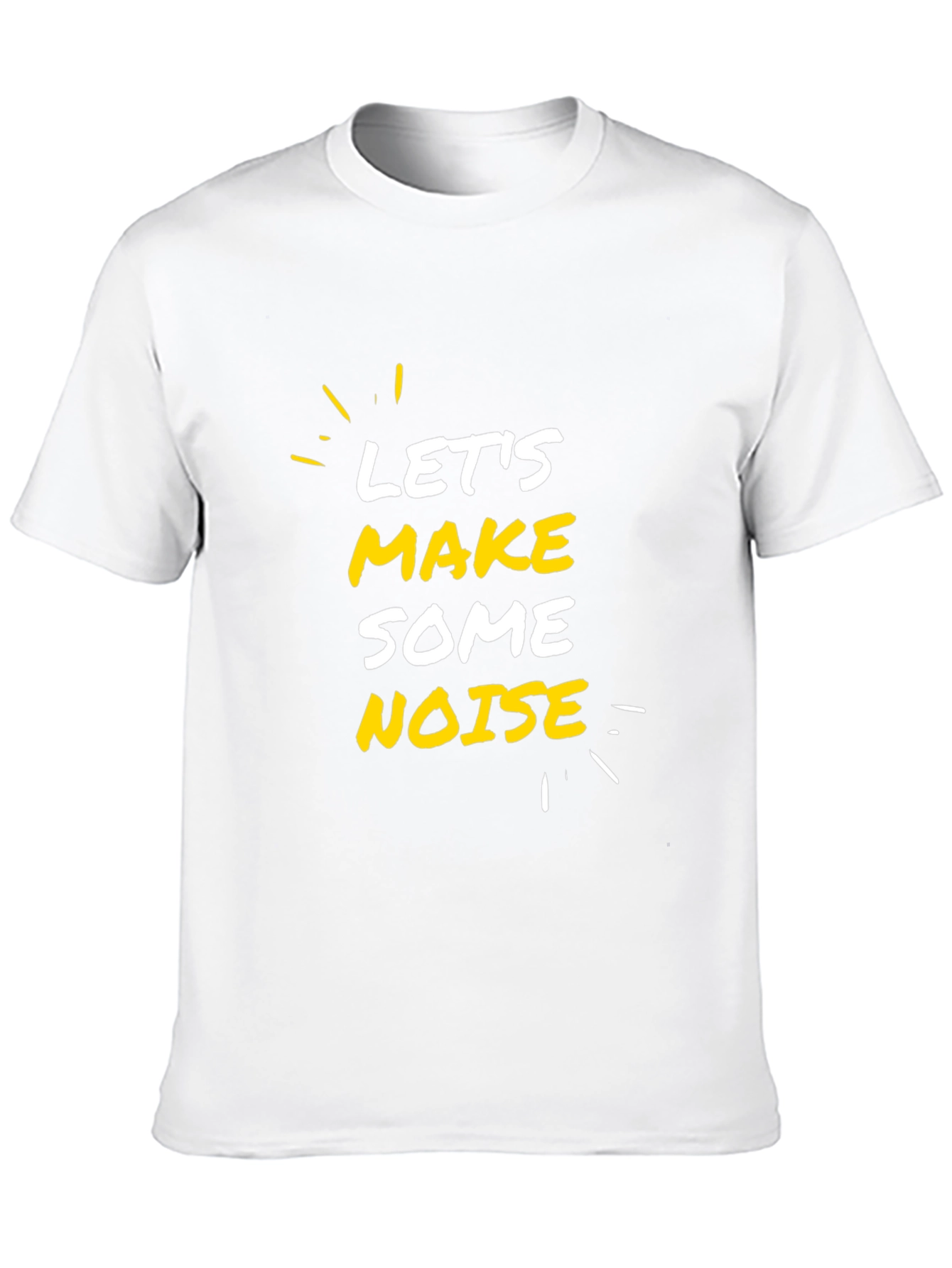 Lets Make Some Noise Graphic Tee - Black