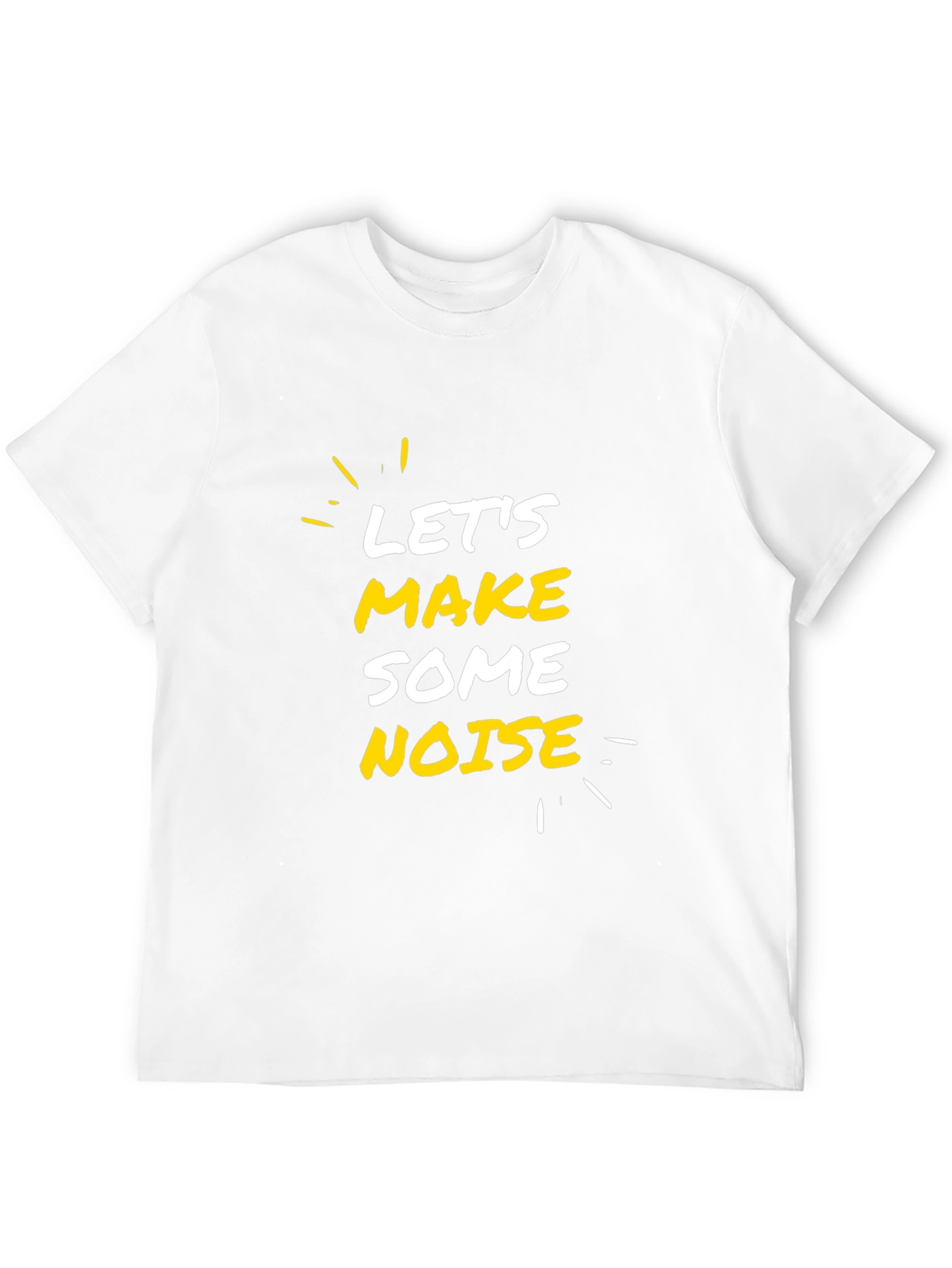 Lets Make Some Noise Graphic Tee - Black