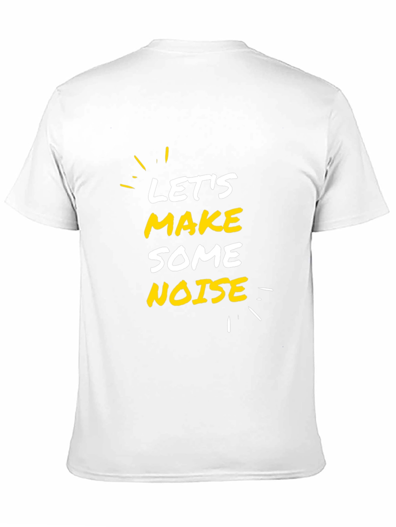 Lets Make Some Noise Graphic Tee - Black