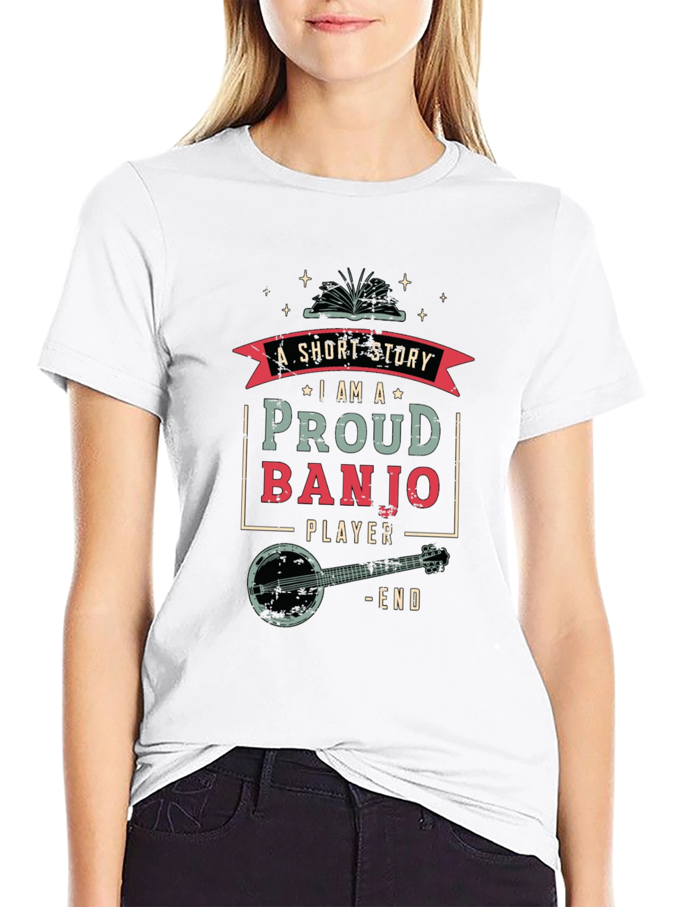 Proud Banjo Player Graphic Tee