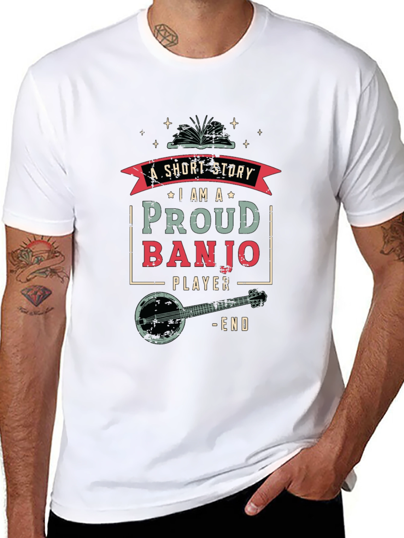 Proud Banjo Player Graphic Tee