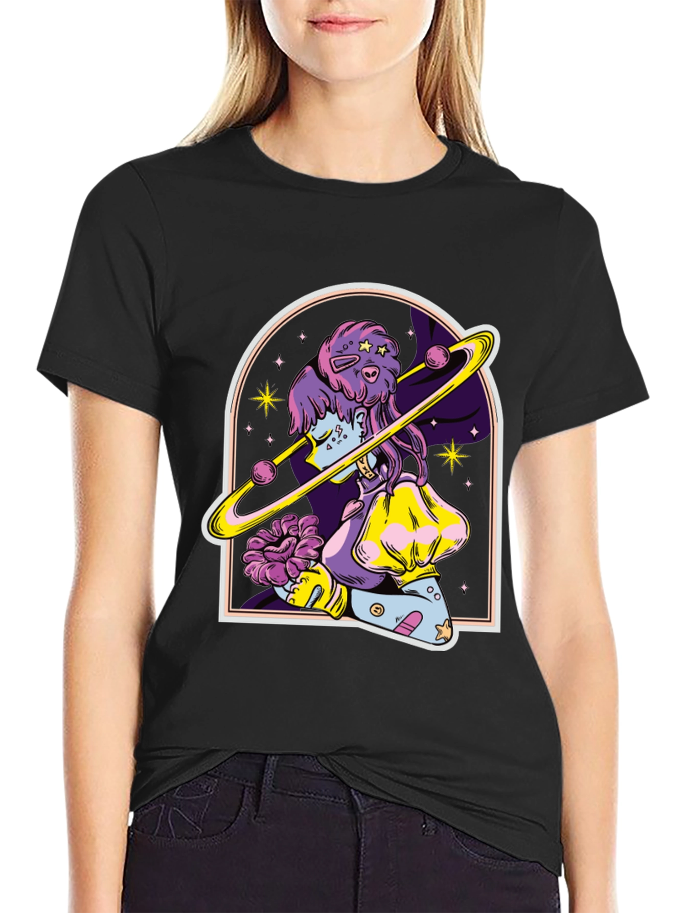 Astral Dream T-Shirt - Cosmic Girl Design