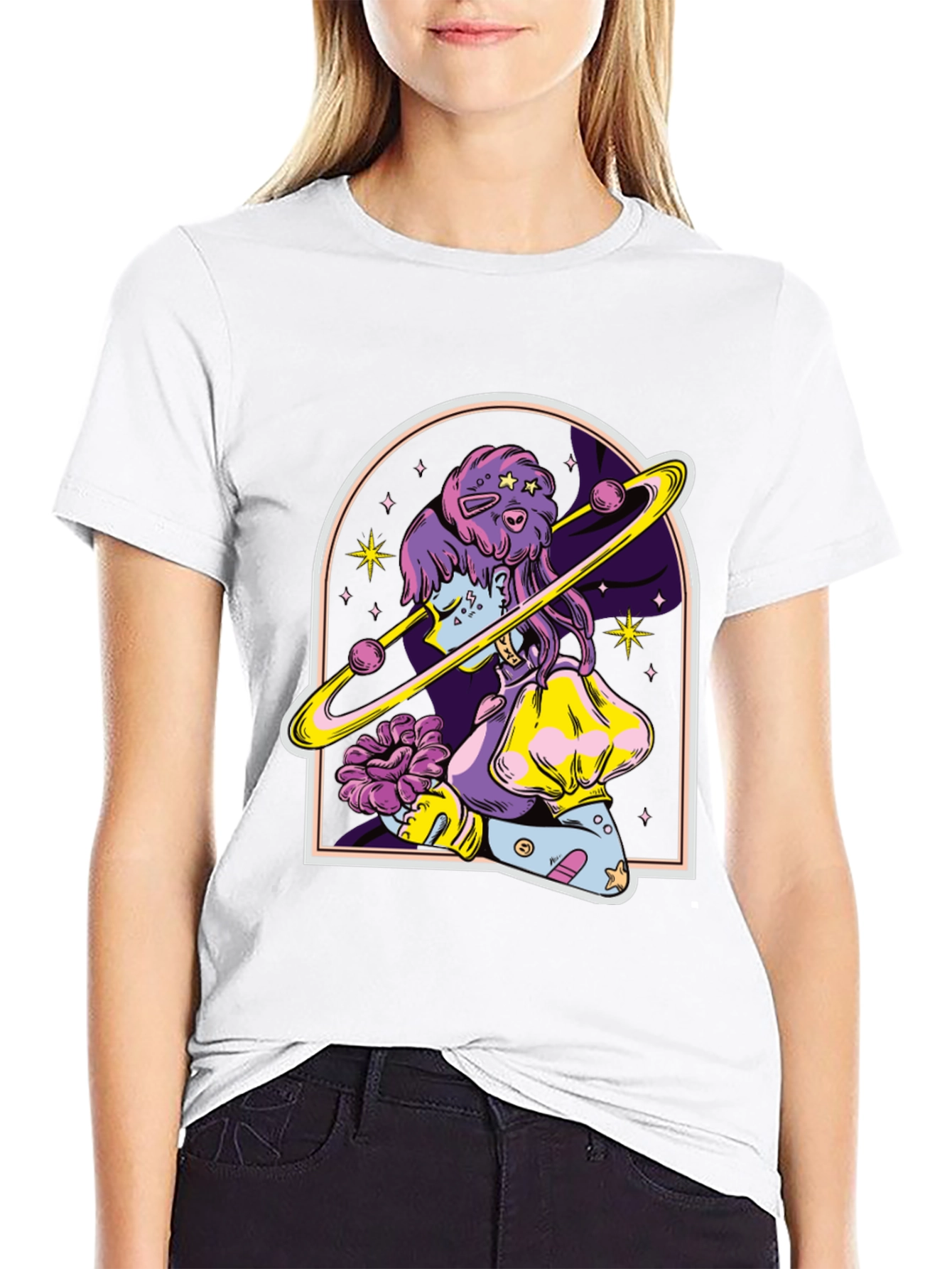 Astral Dream T-Shirt - Cosmic Girl Design