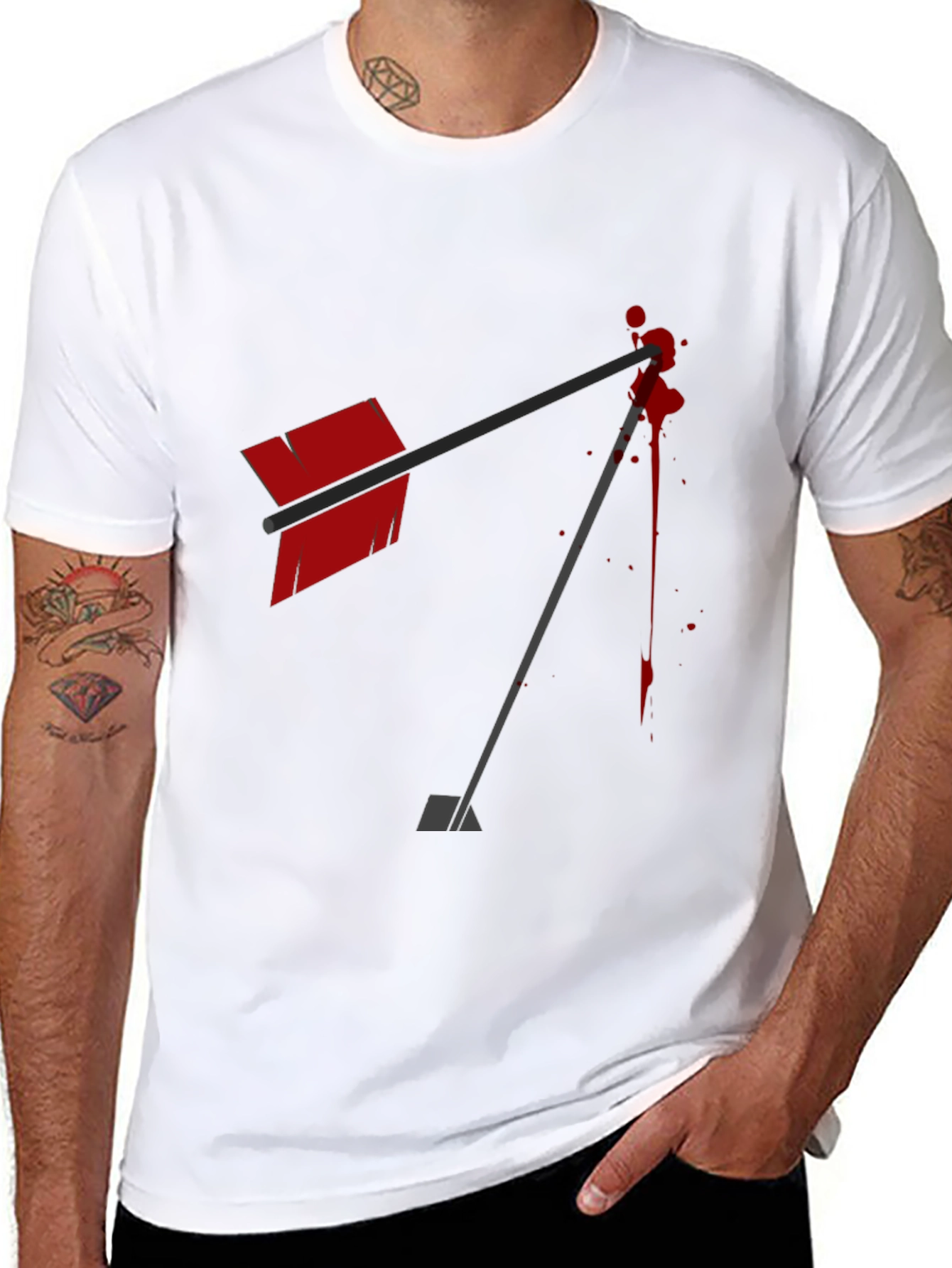 Arrow Through the Heart T-Shirt - Graphic Tee