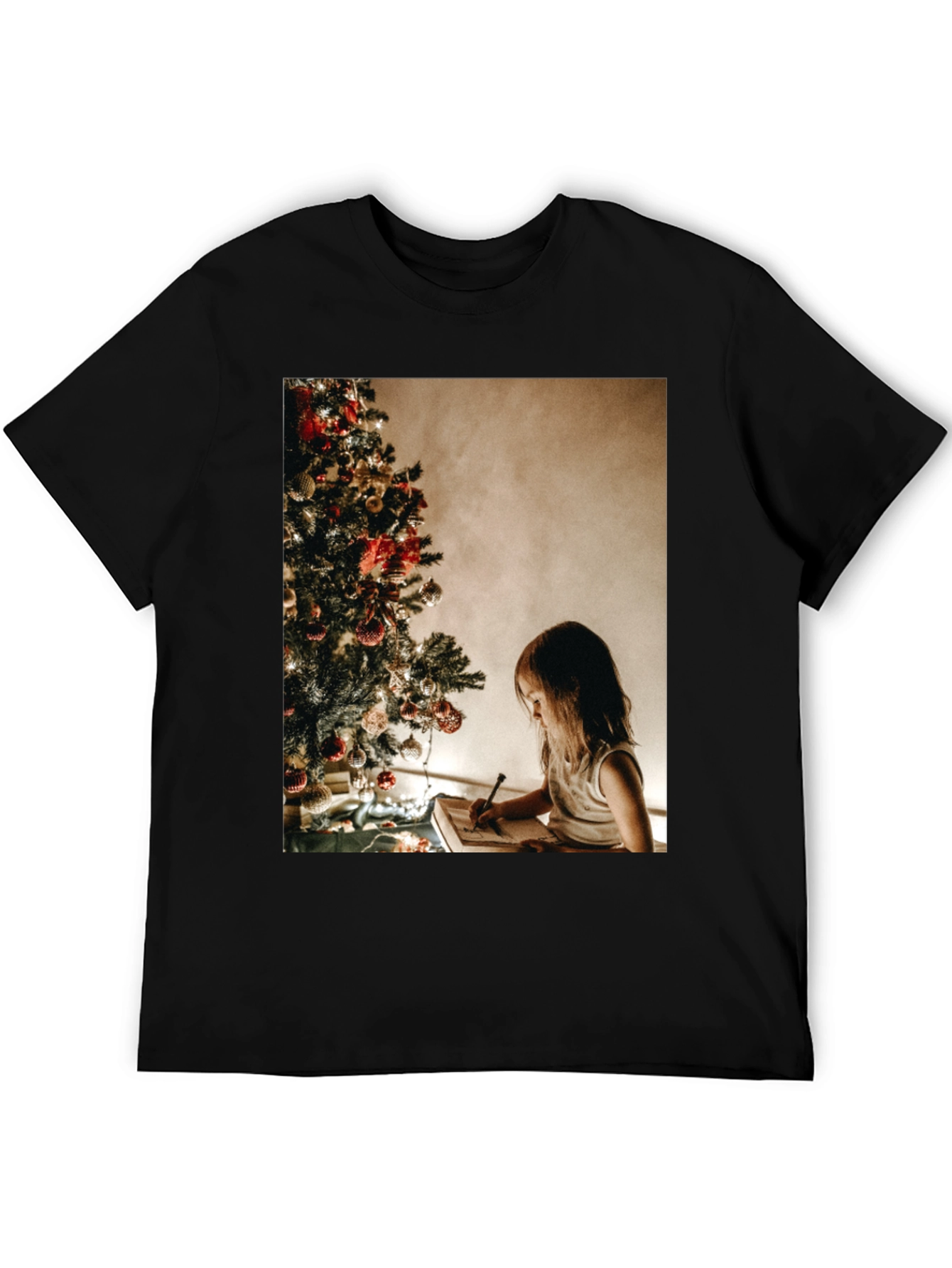Christmas Wishlist Graphic Tee - Holiday Spirit