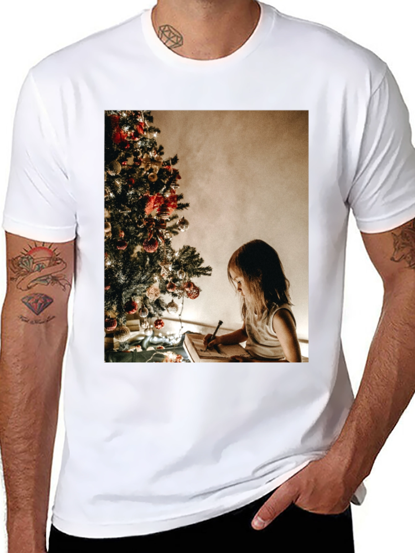 Christmas Wishlist Graphic Tee - Holiday Spirit