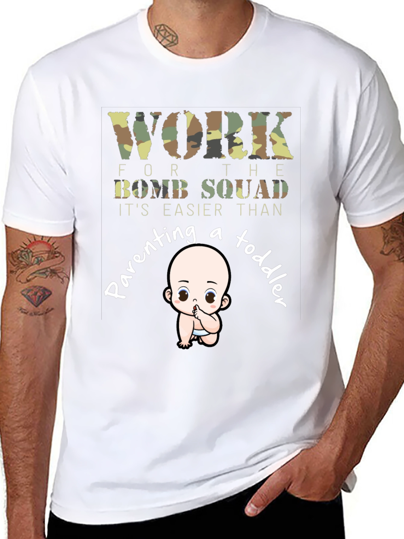 Bomb Squad Funny Parenting Toddler T-Shirt