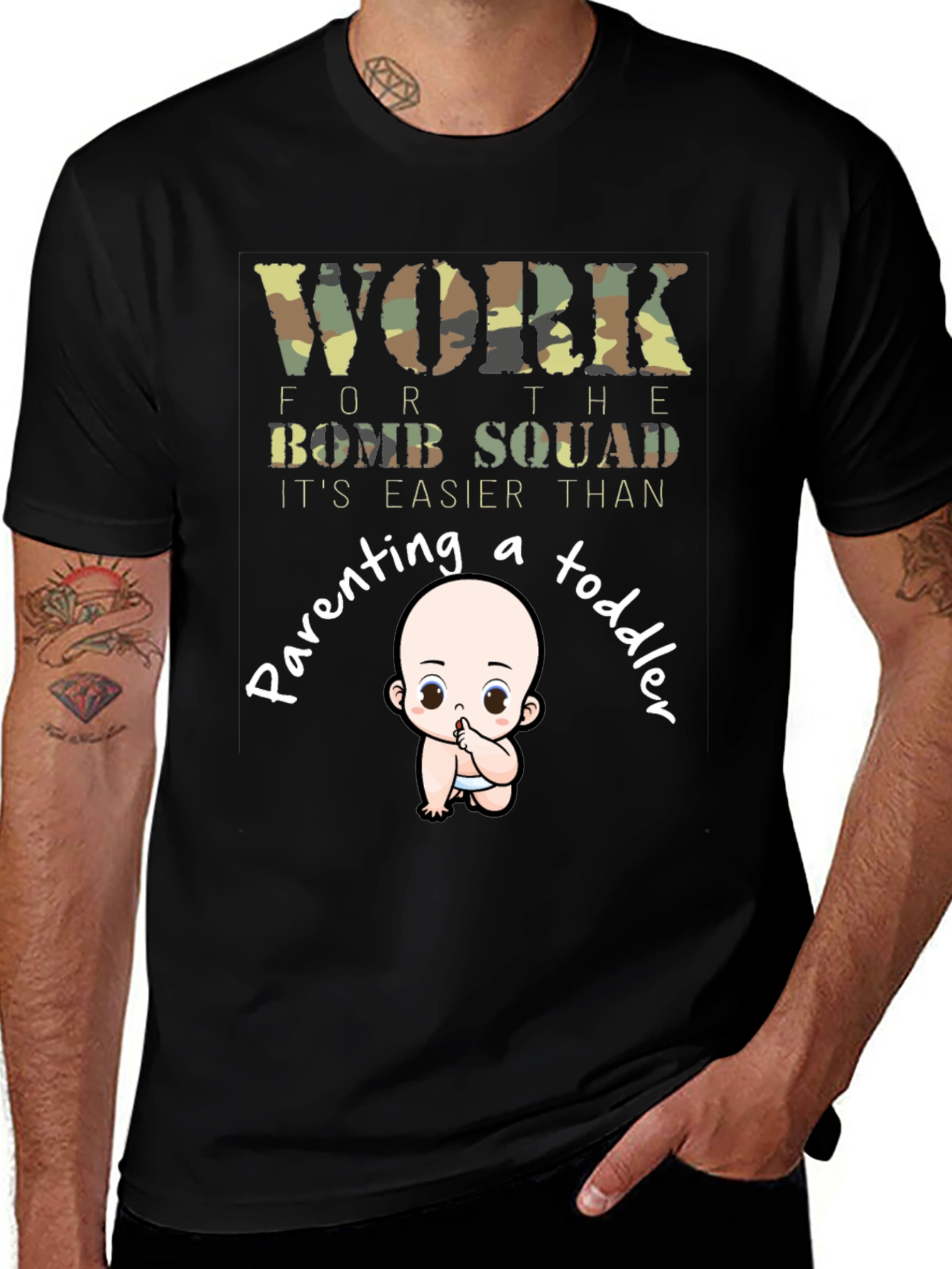 Bomb Squad Funny Parenting Toddler T-Shirt