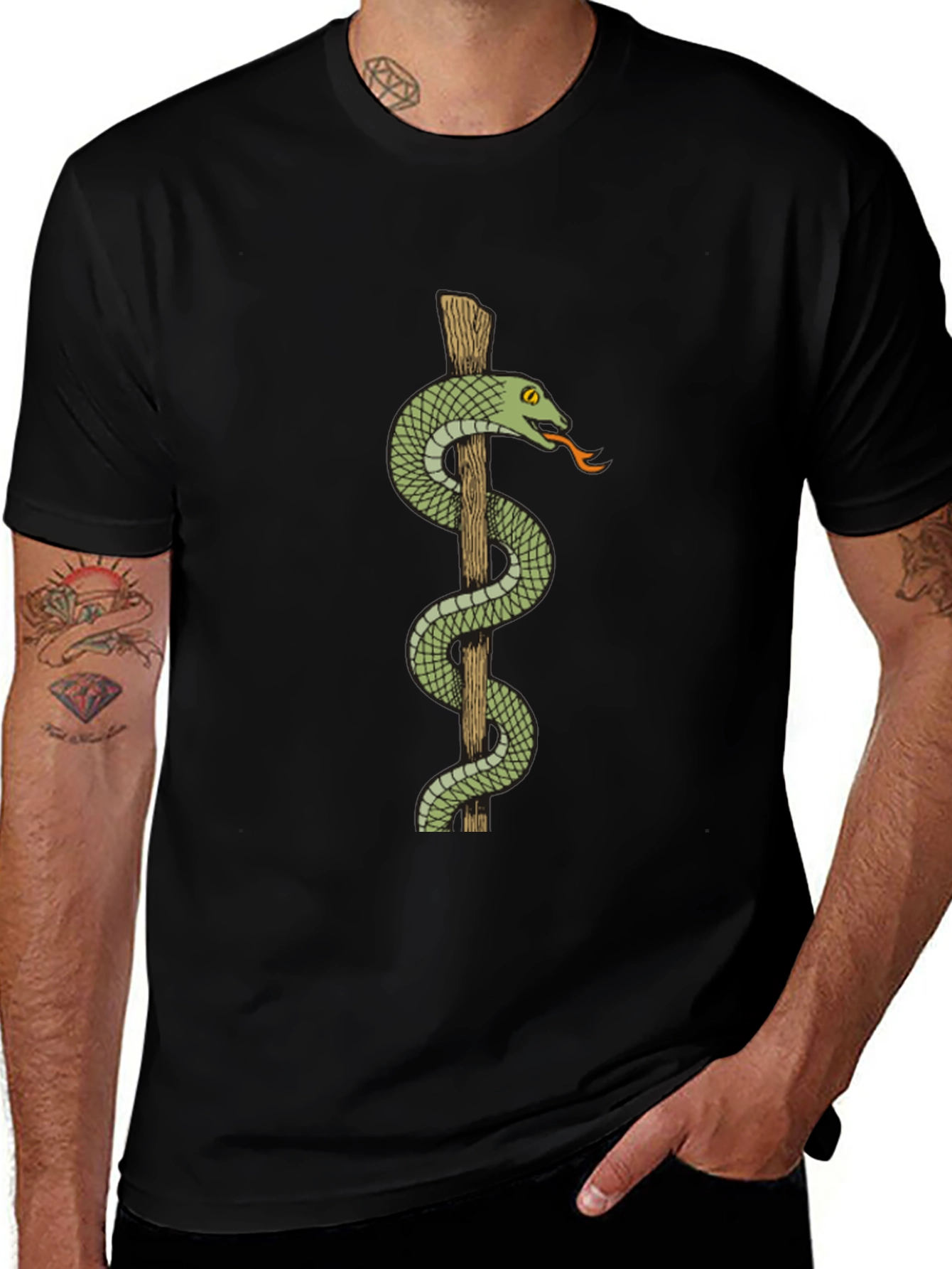 Serpent Staff Graphic Tee