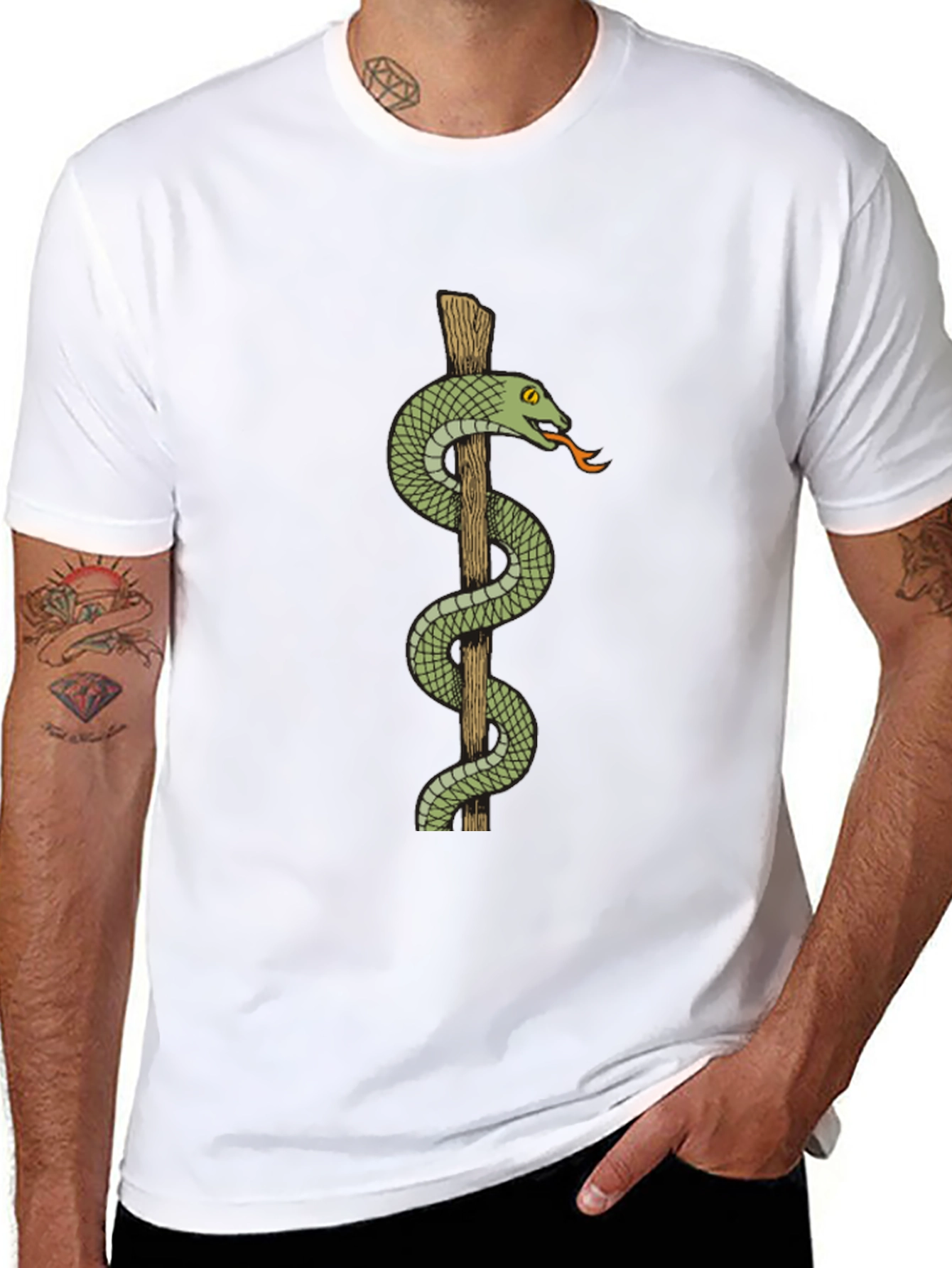 Serpent Staff Graphic Tee