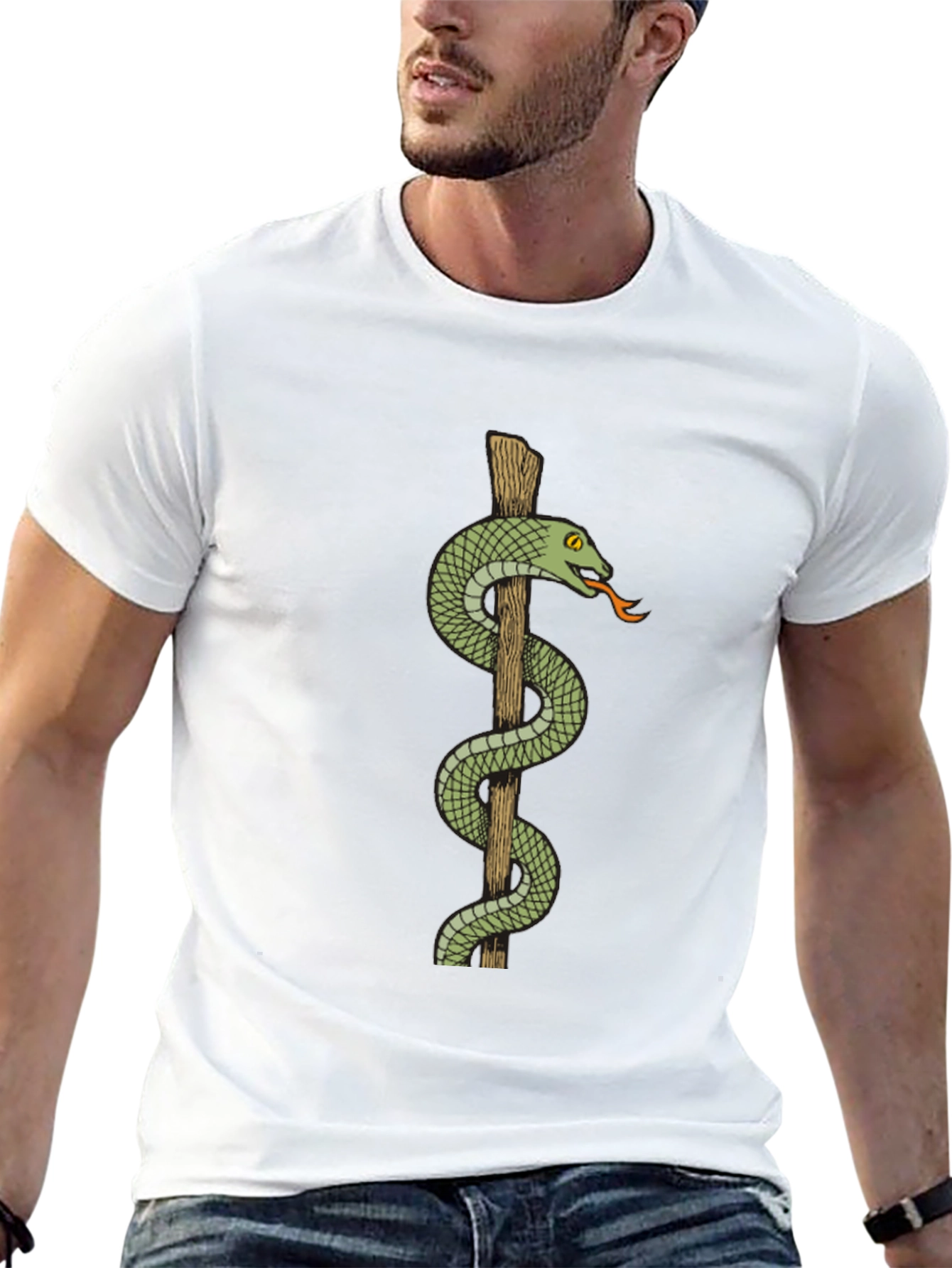 Serpent Staff Graphic Tee