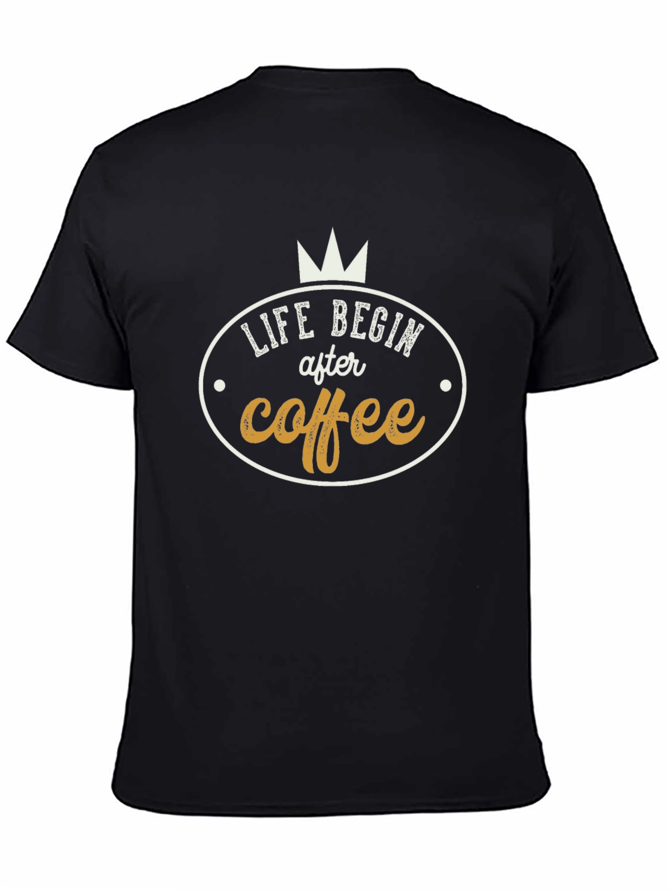 Life Begins After Coffee Graphic T-Shirt
