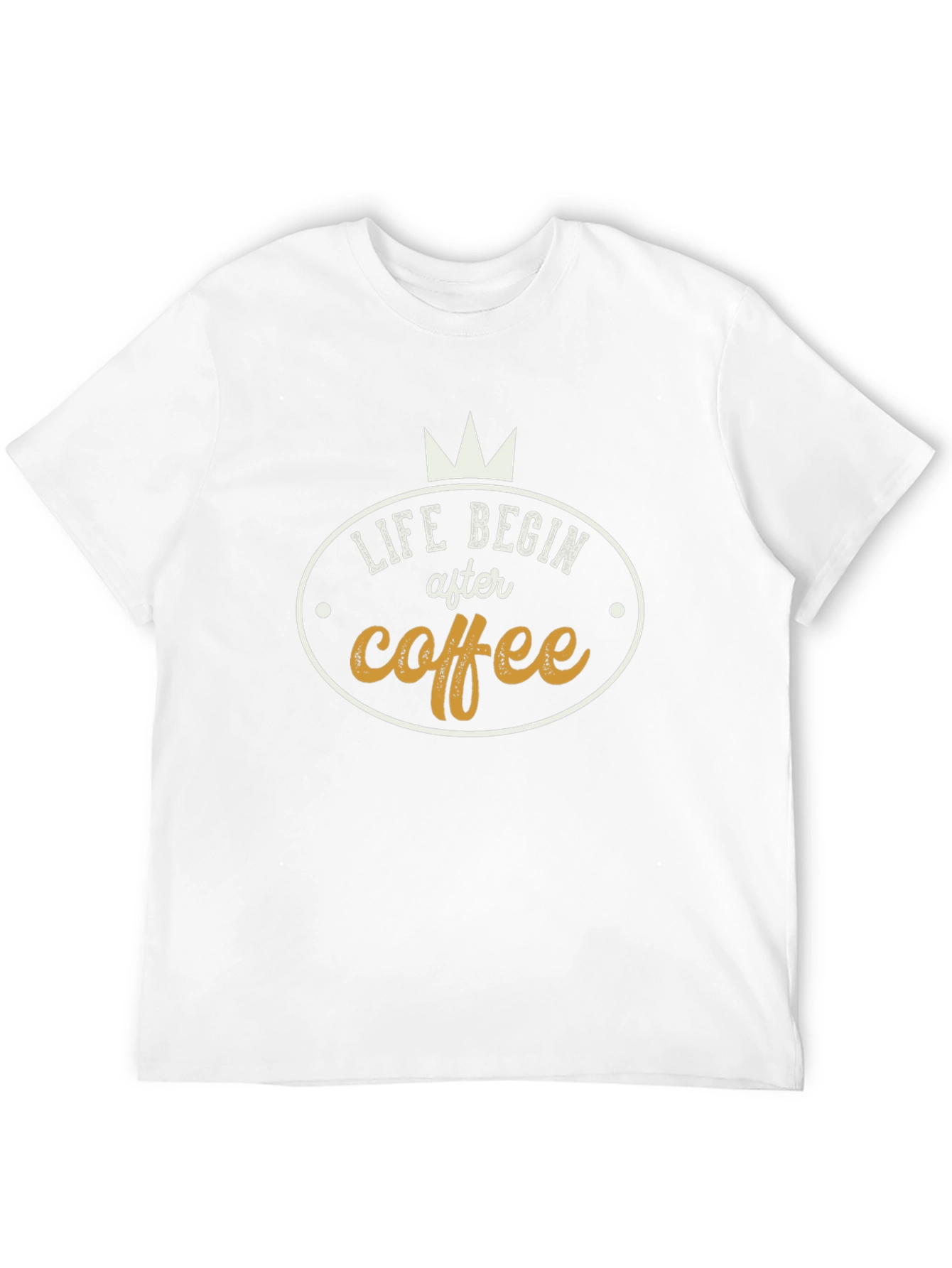 Life Begins After Coffee Graphic T-Shirt