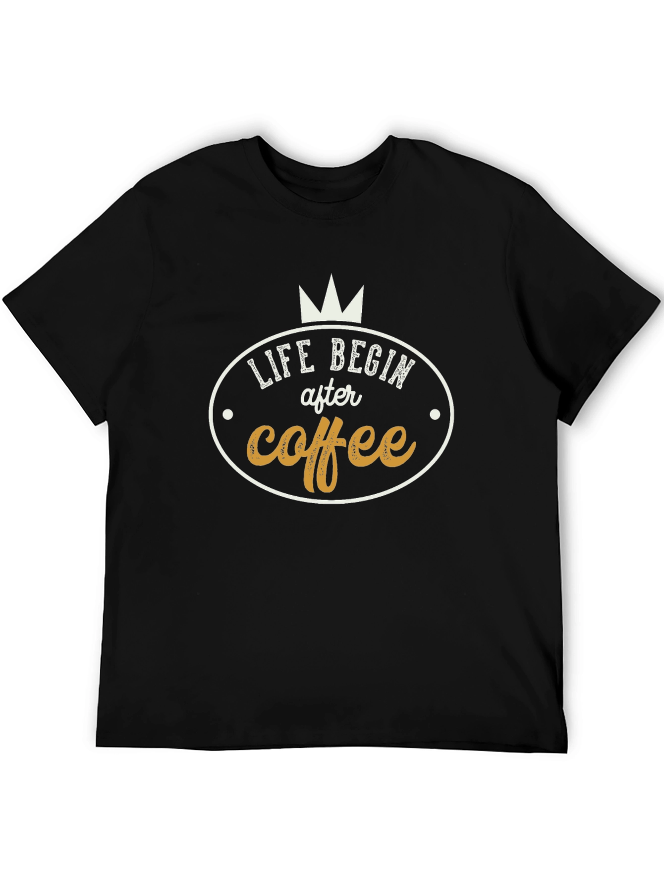 Life Begins After Coffee Graphic T-Shirt