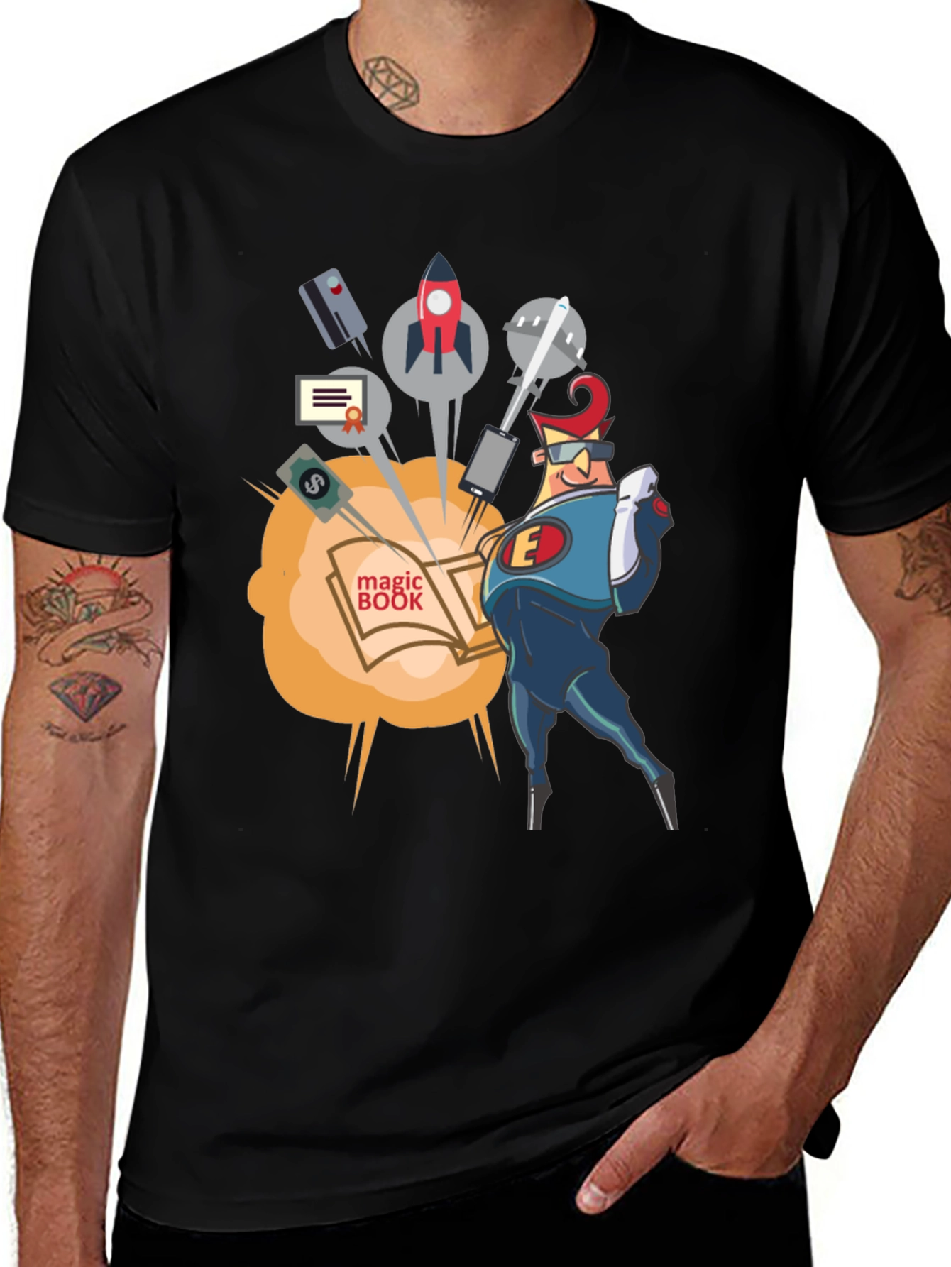 Magic Book T-Shirt - Startup Dreams