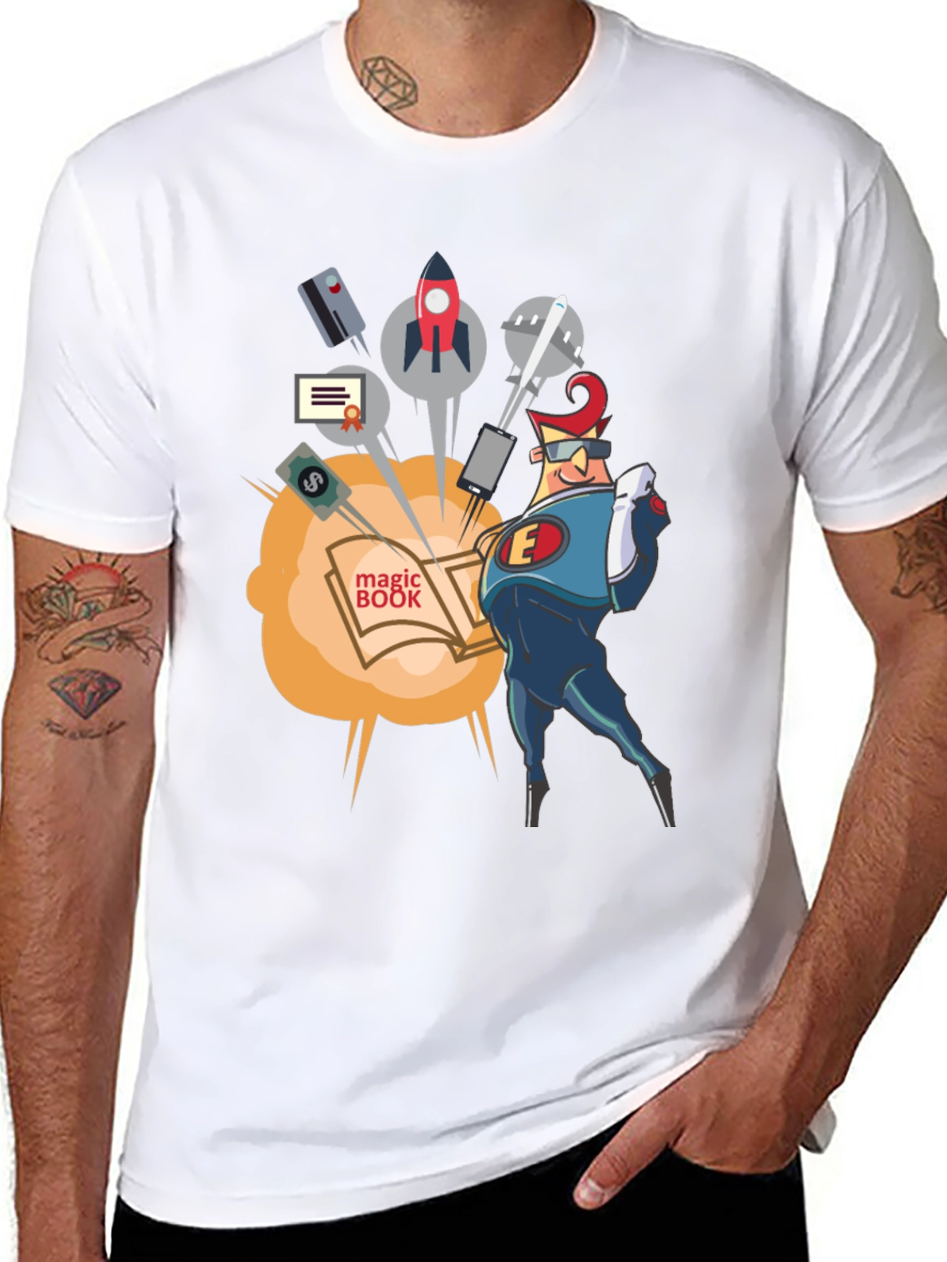 Magic Book T-Shirt - Startup Dreams