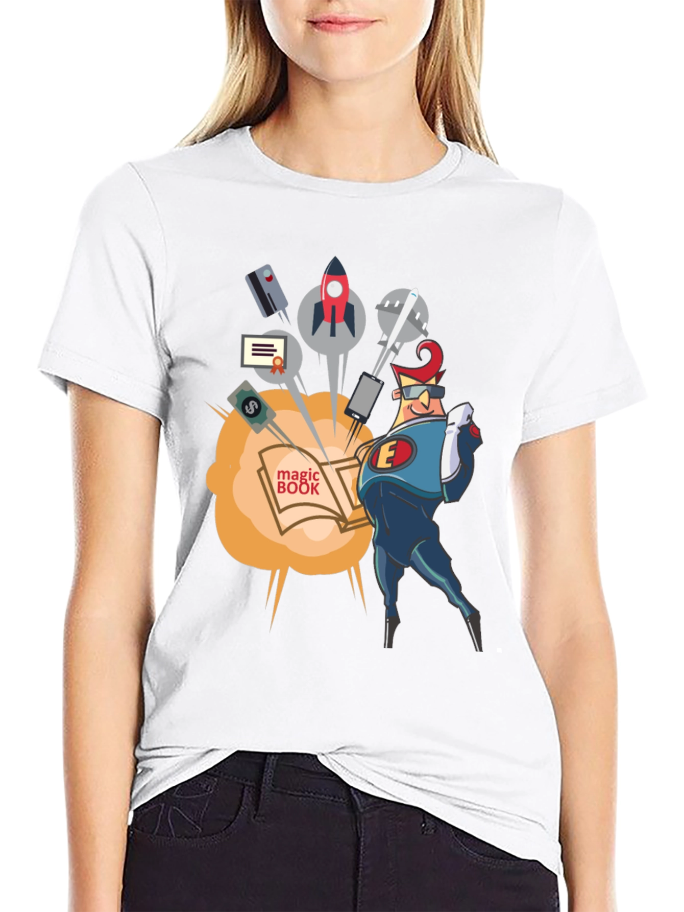 Magic Book T-Shirt - Startup Dreams