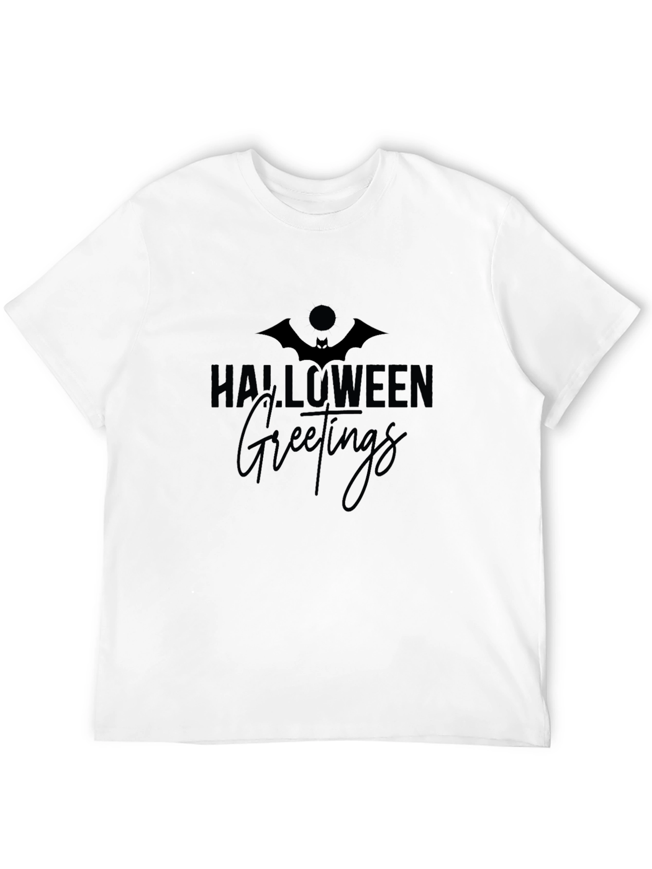 Halloween Greetings Black T-Shirt