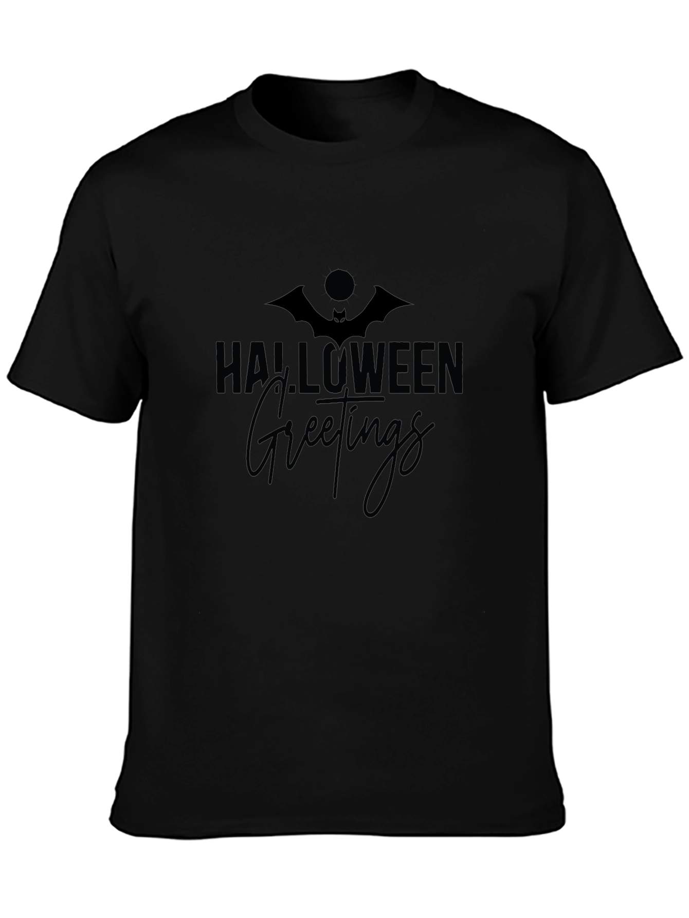 Halloween Greetings Black T-Shirt