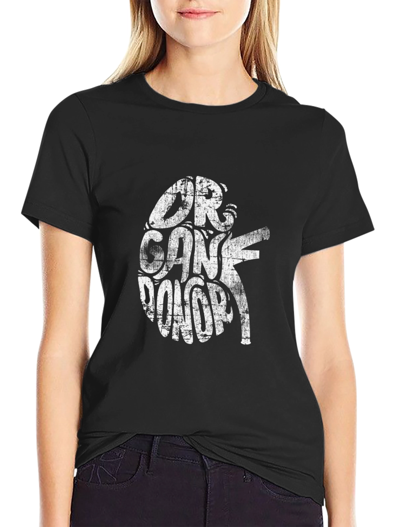 Organ Donor Graphic Tee - Black