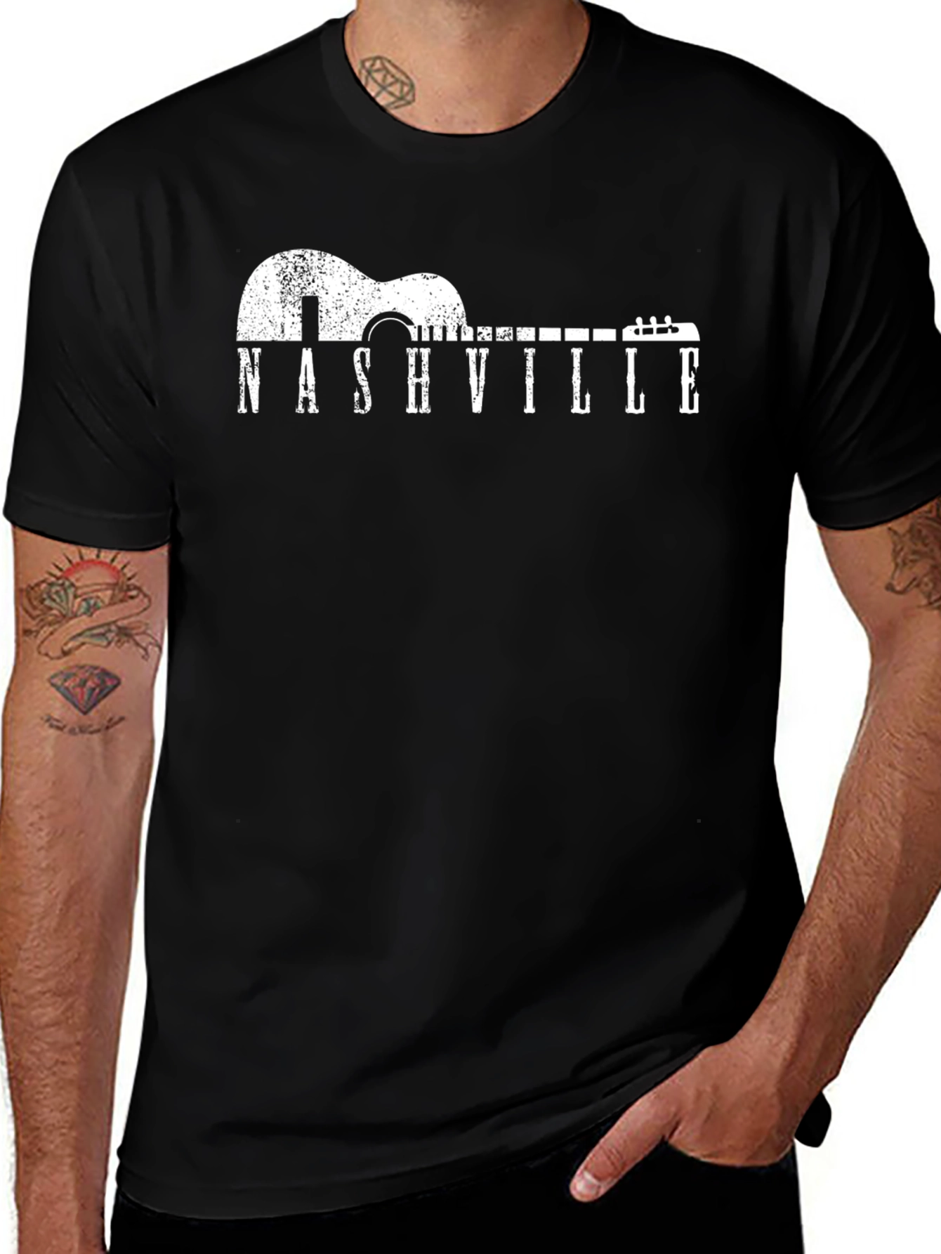 Nashville Guitar T-Shirt - Music City Style