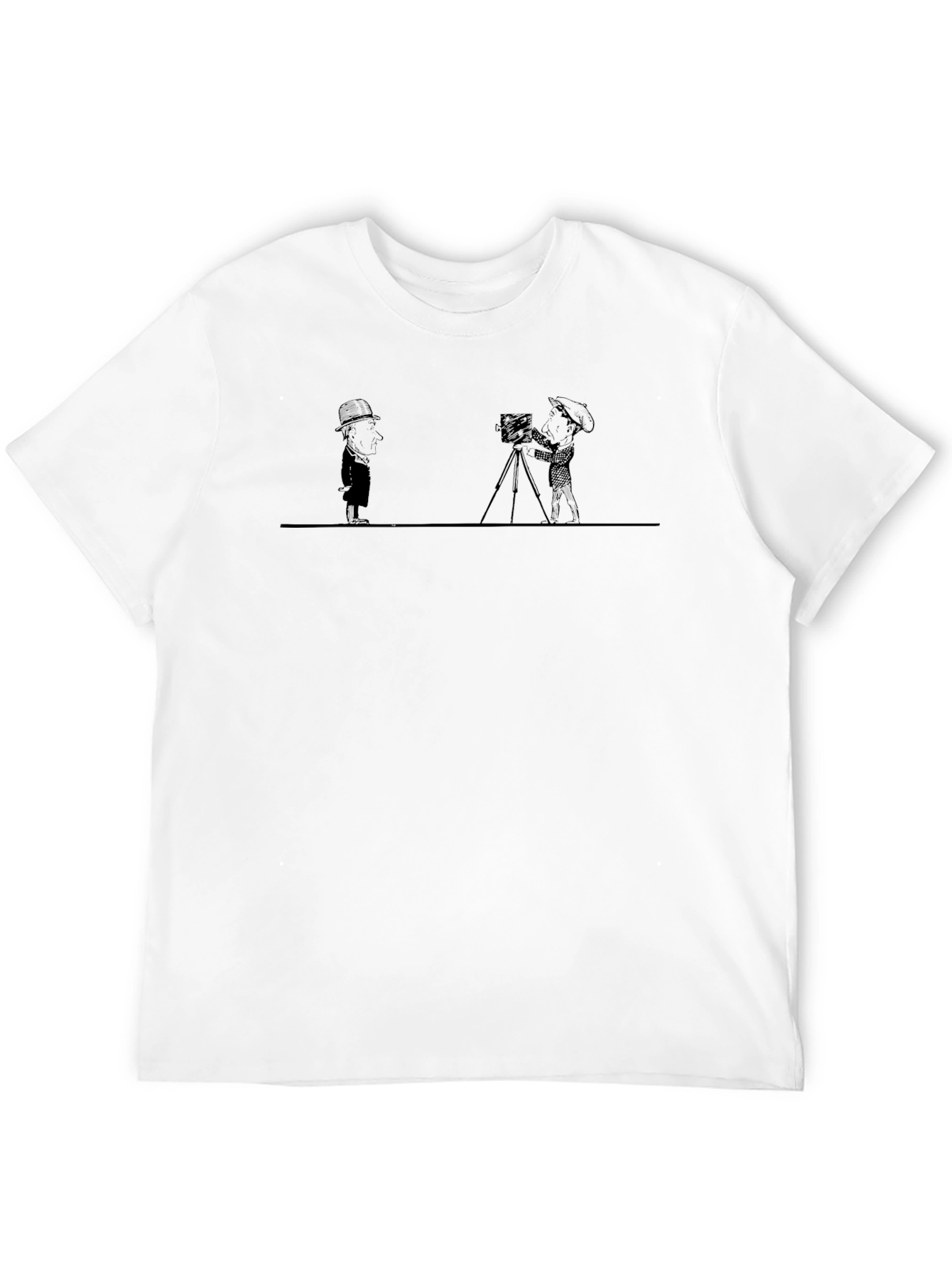 Retro Photographer T-Shirt - Black Graphic Tee