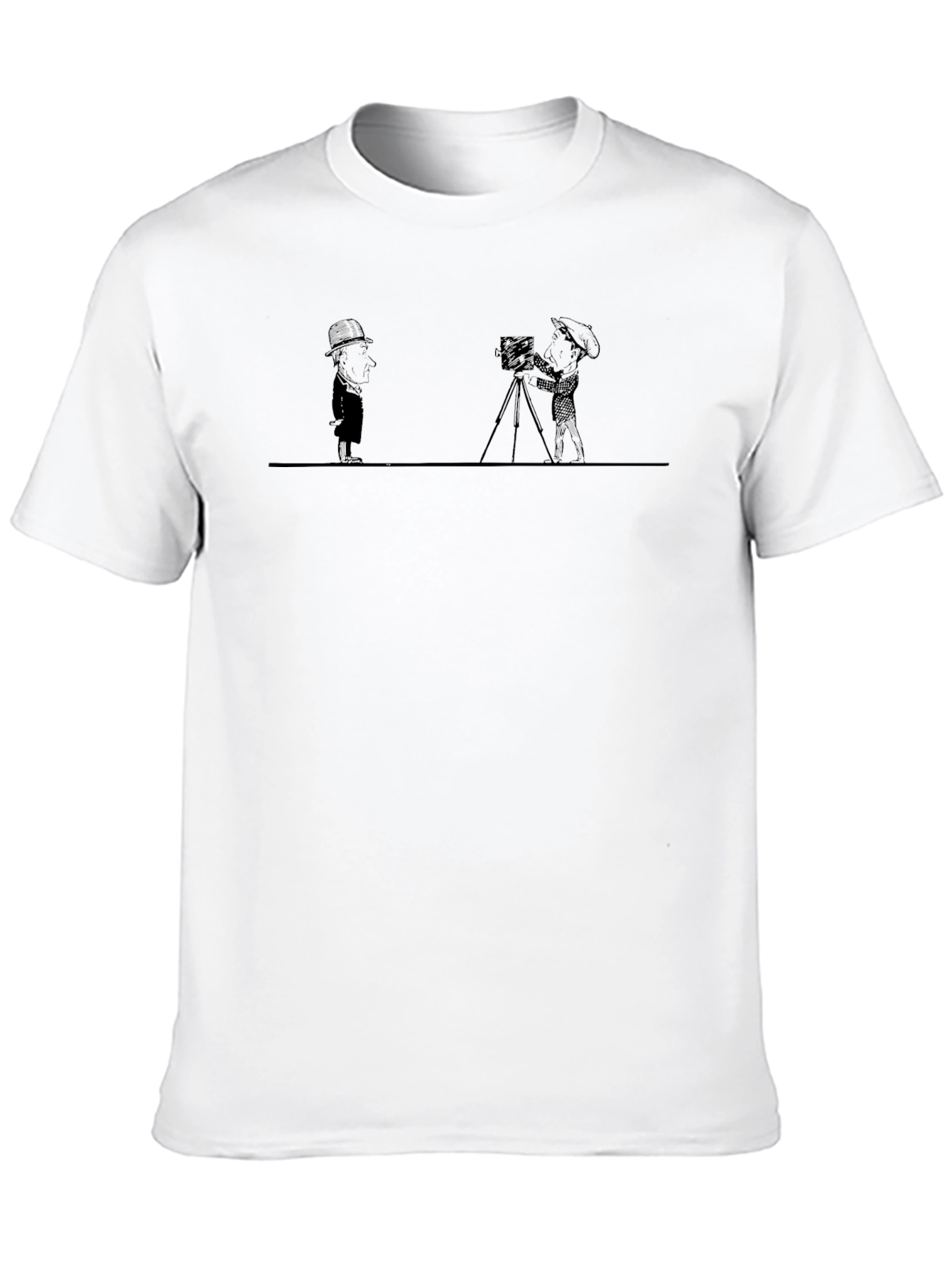 Retro Photographer T-Shirt - Black Graphic Tee