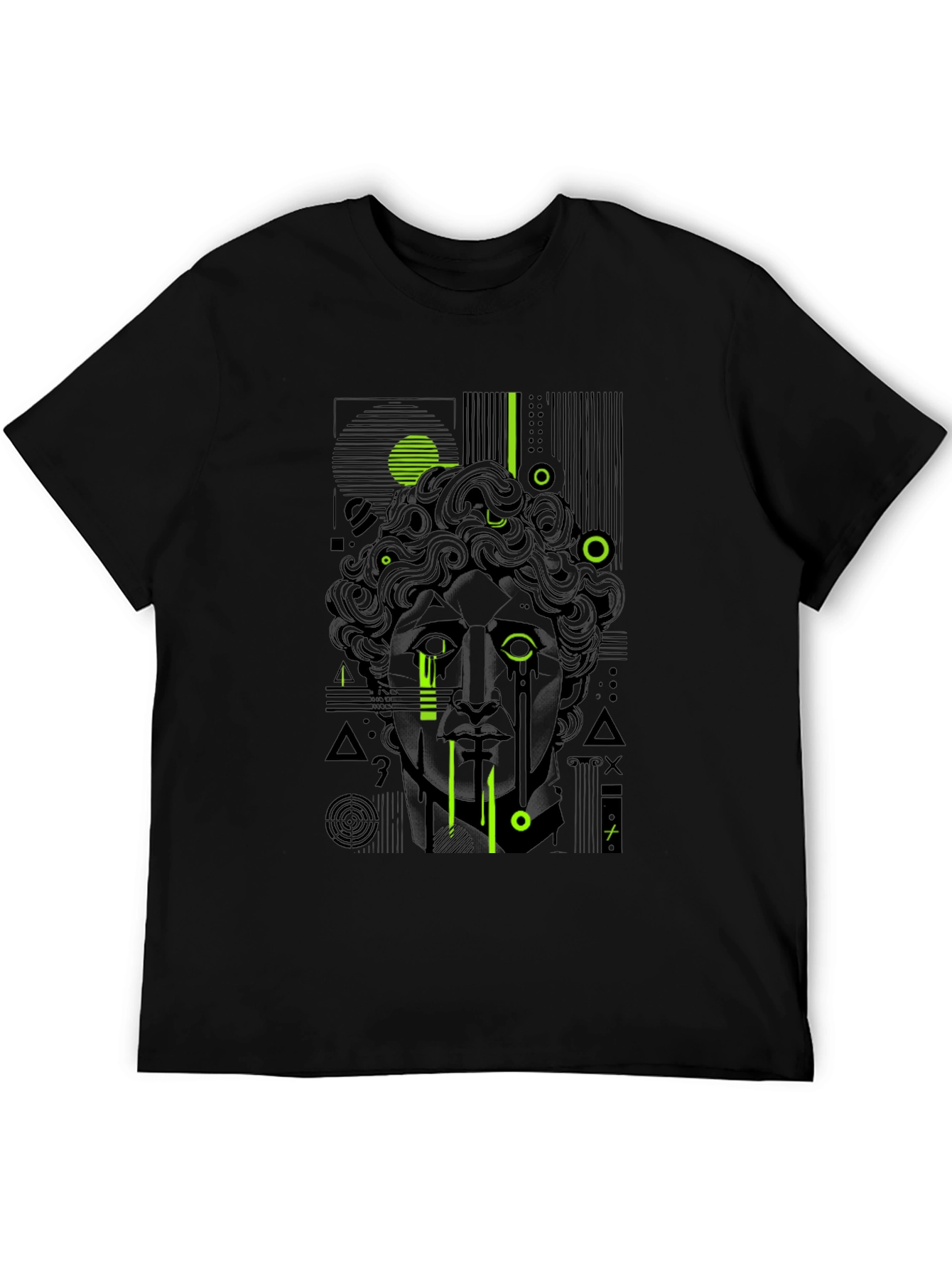 Abstract Statue Graphic T-Shirt - Modern Art Tee