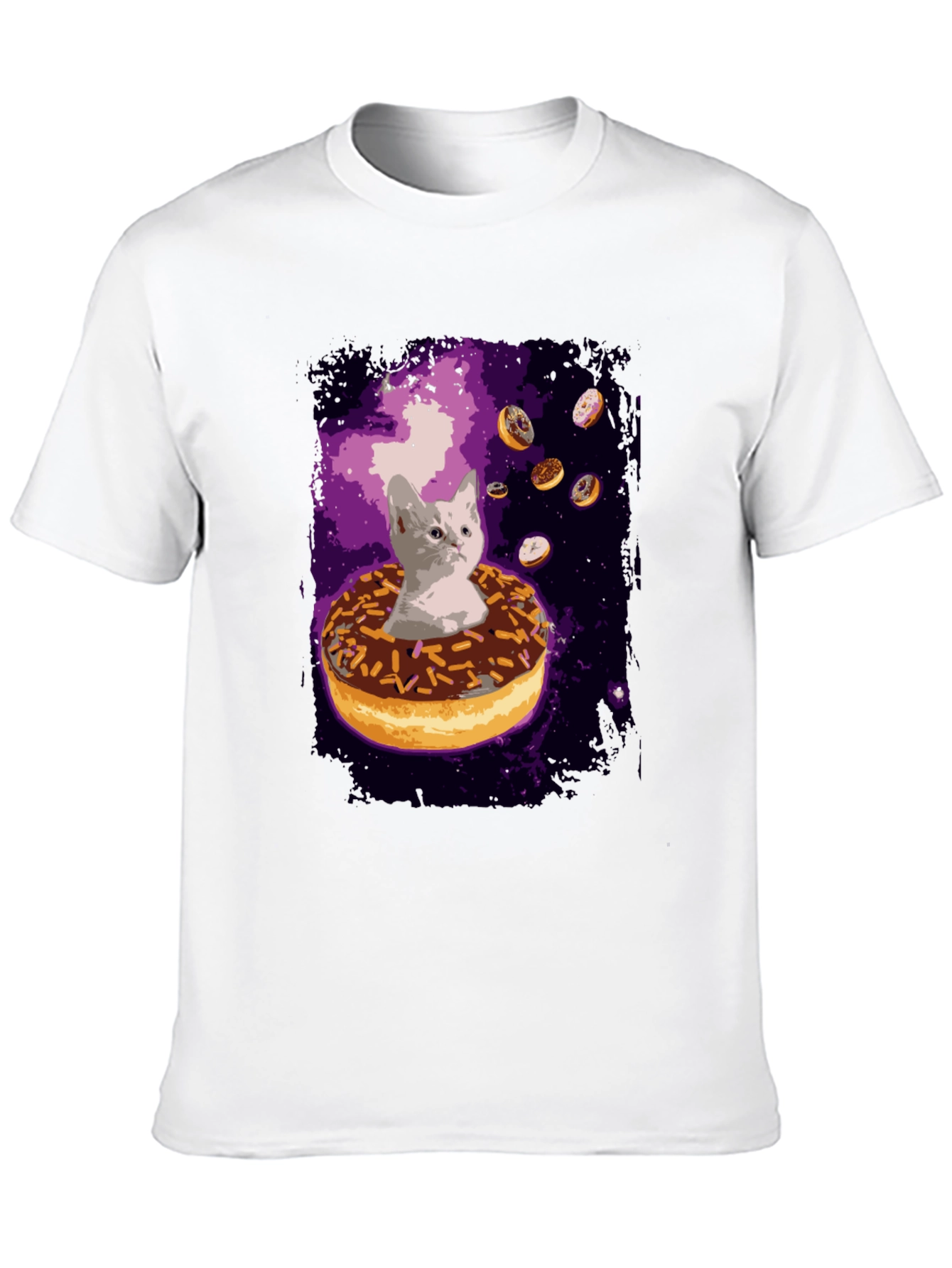 Cosmic Kitten Donut T-Shirt