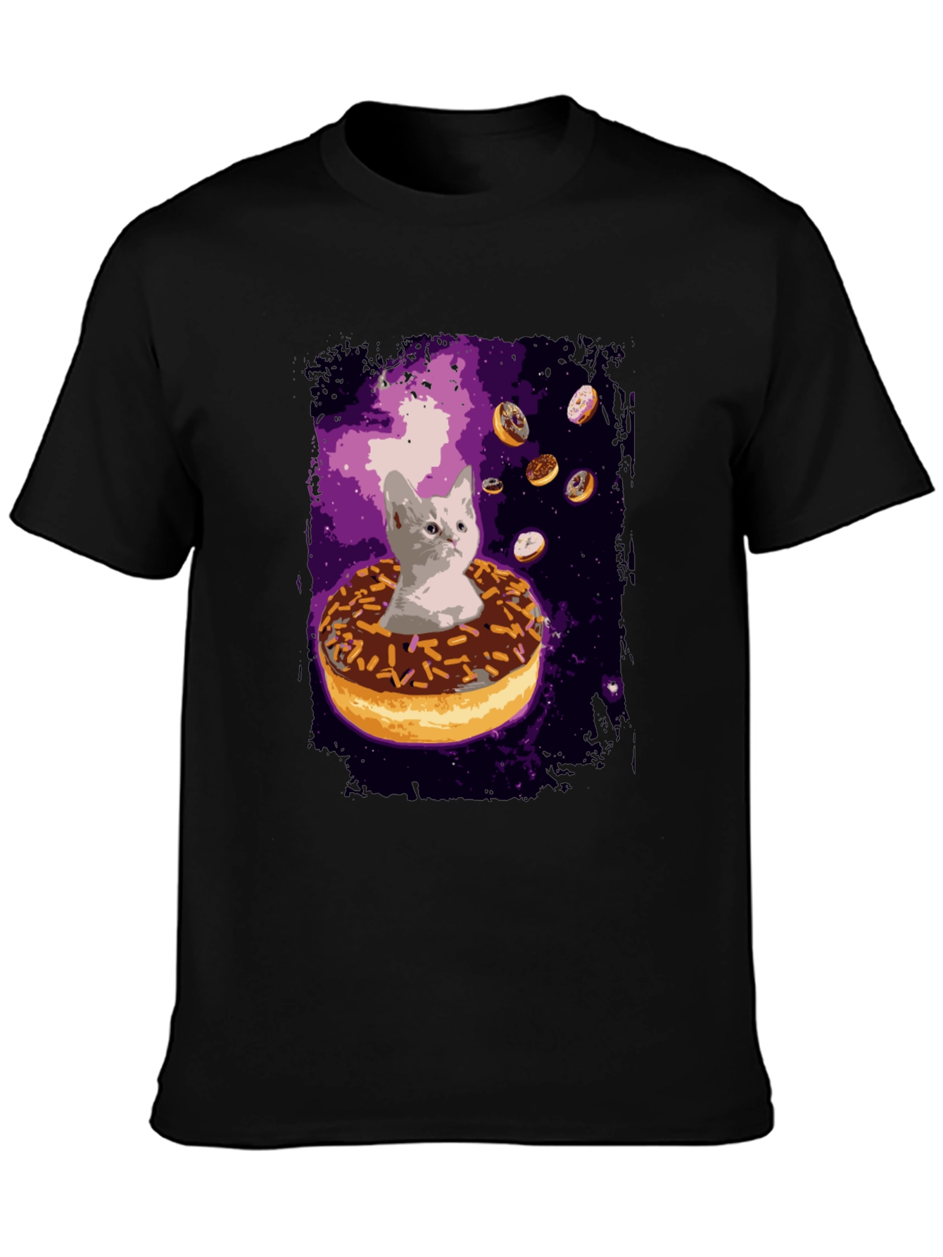 Cosmic Kitten Donut T-Shirt