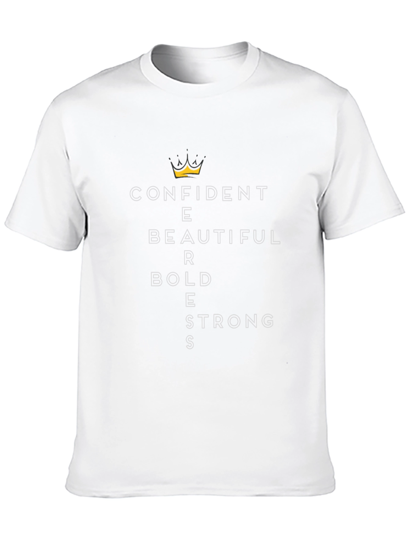 Confident Beautiful Bold Strong Graphic Tee