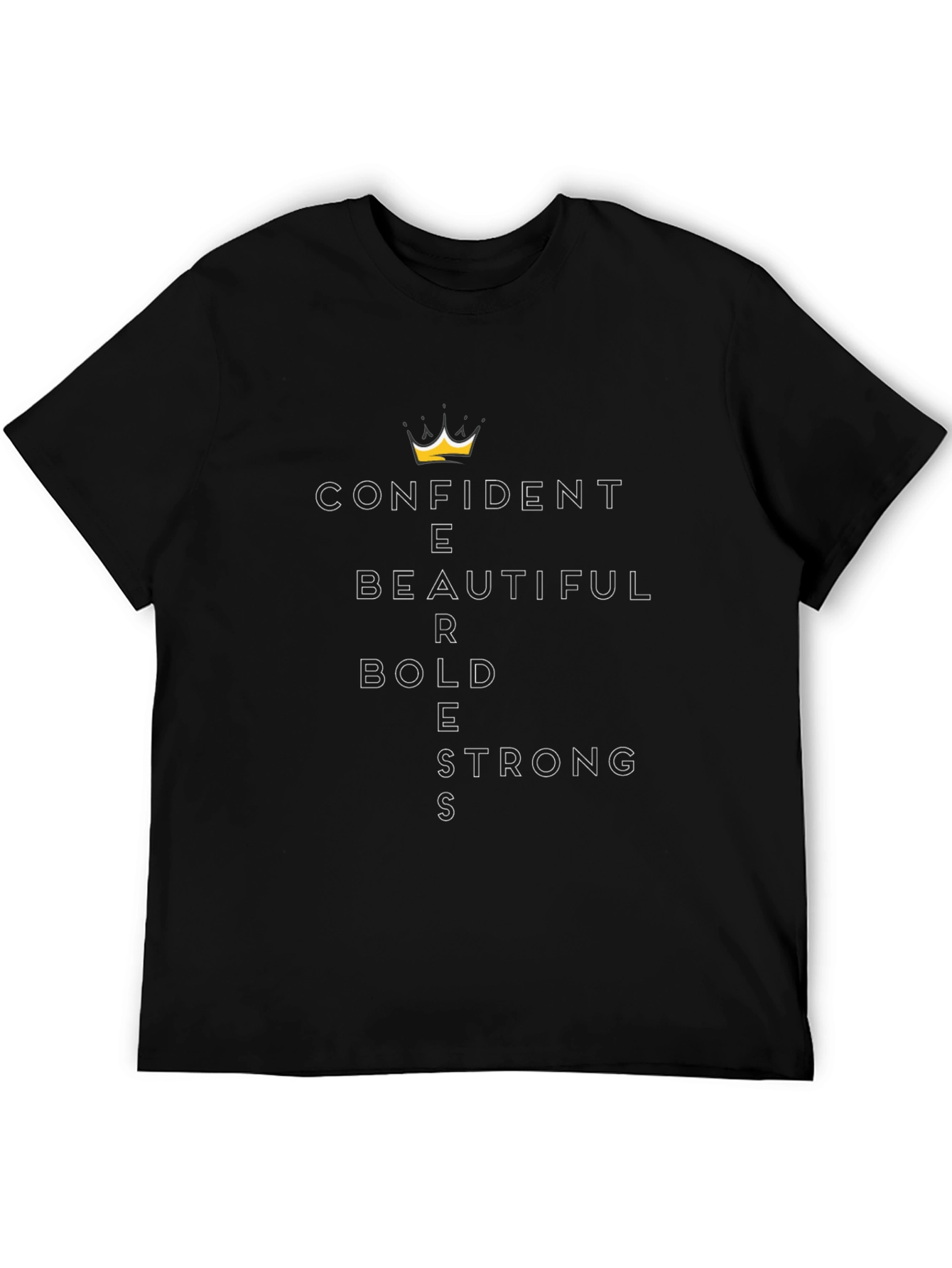 Confident Beautiful Bold Strong Graphic Tee